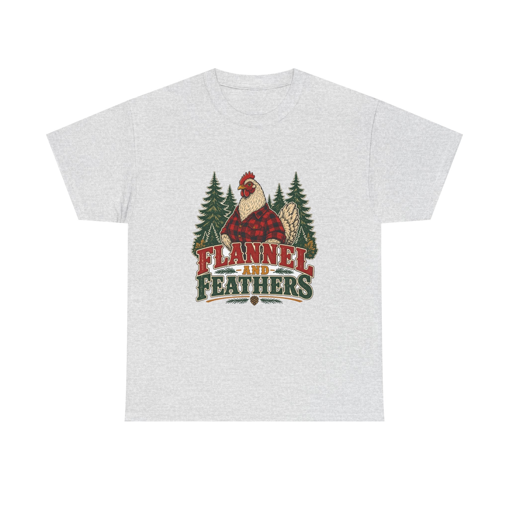 Flannel & Feathers Tee
