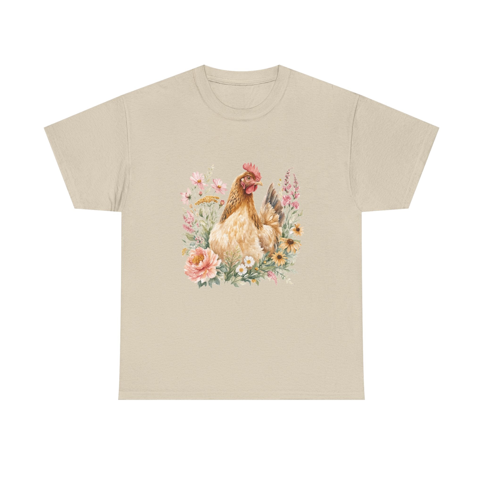 Watercolor Hen Tee