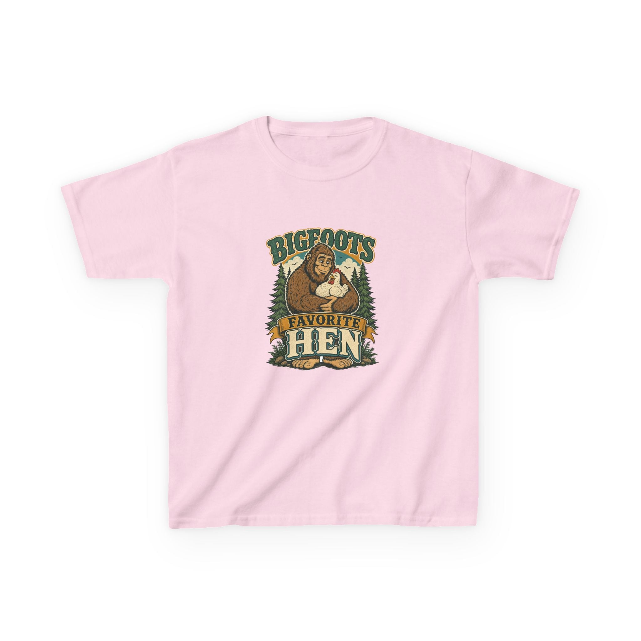 Bigfoot's Favorite Hen Kids Tee