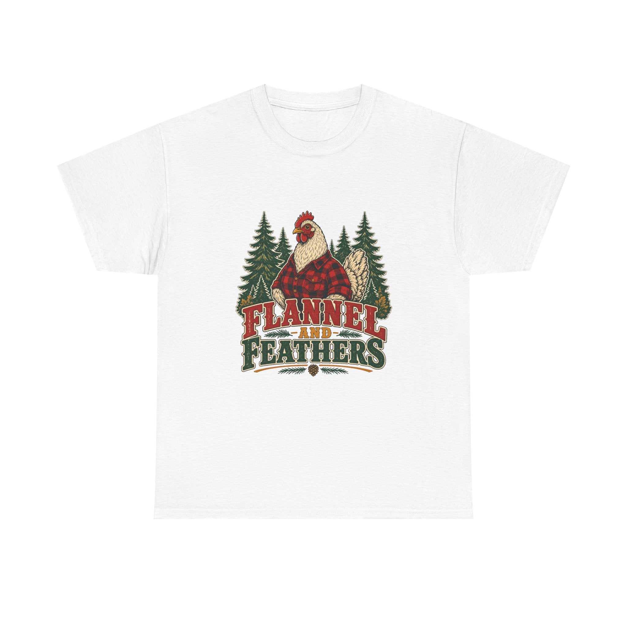 Flannel & Feathers Tee