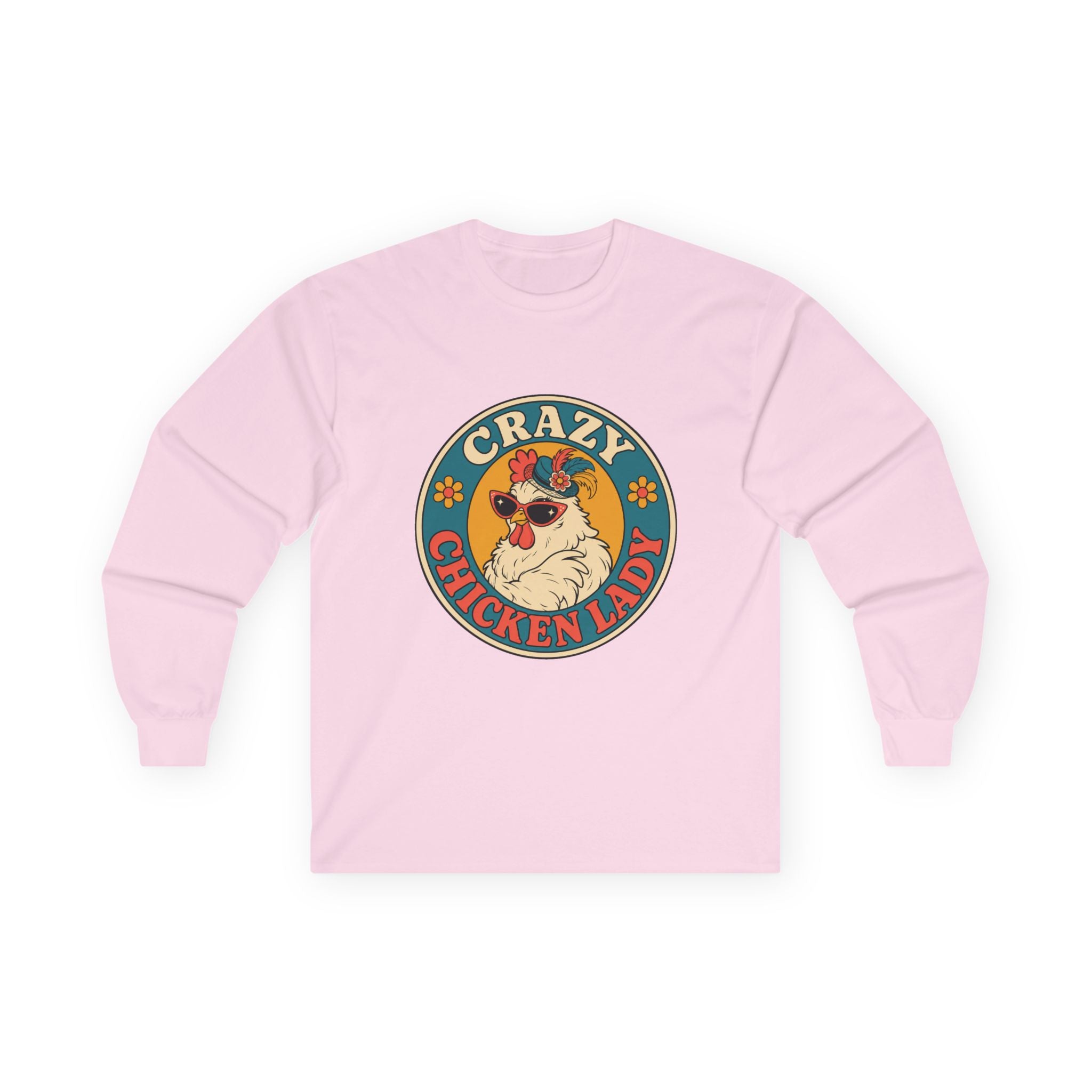 Crazy Chicken Lady Long Sleeve Tee