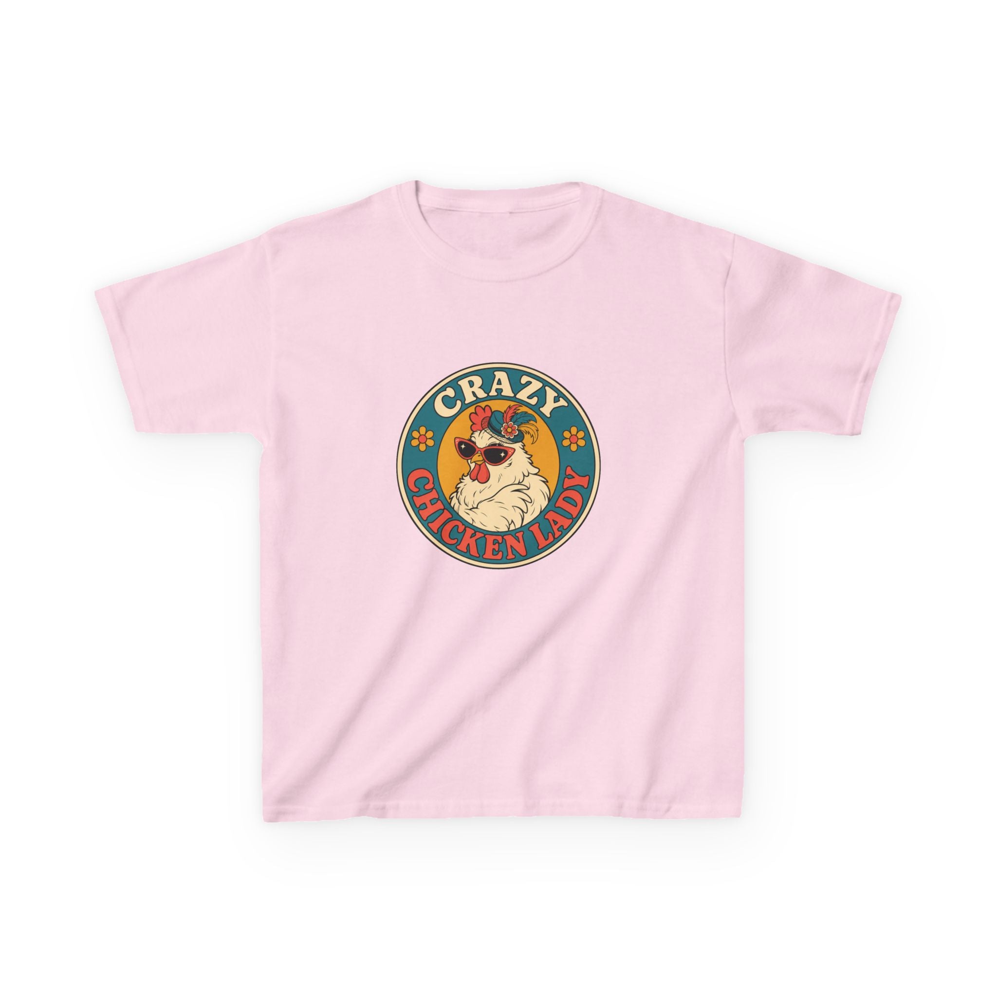 Crazy Chicken Lady Kids Tee