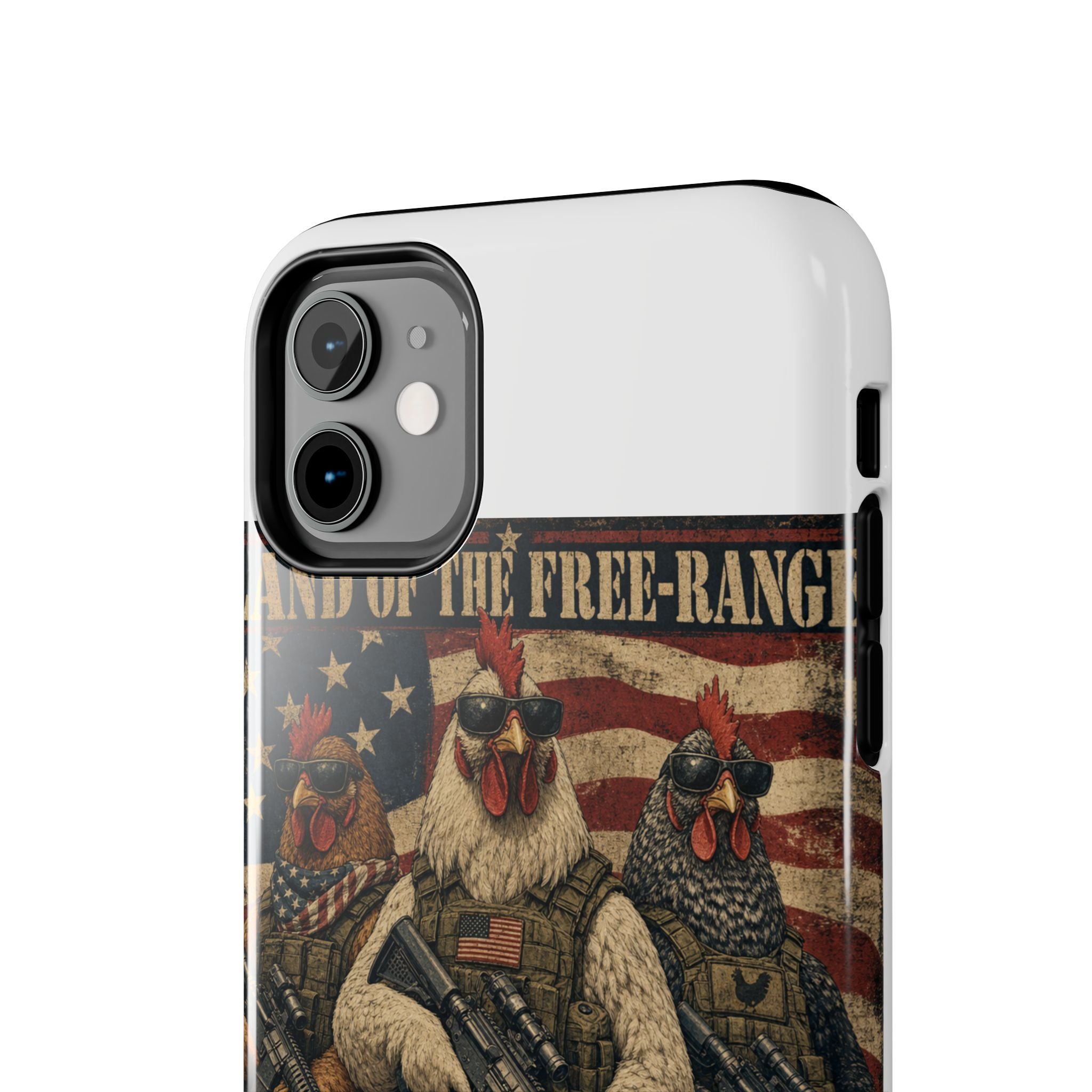 Land of the Free-Range Tough Phone Case