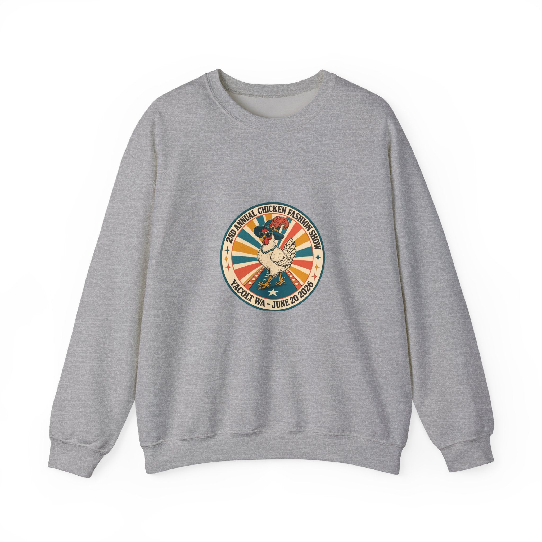 2nd Annual Chicken Fashion Show 2026 Crewneck Sweatshirt