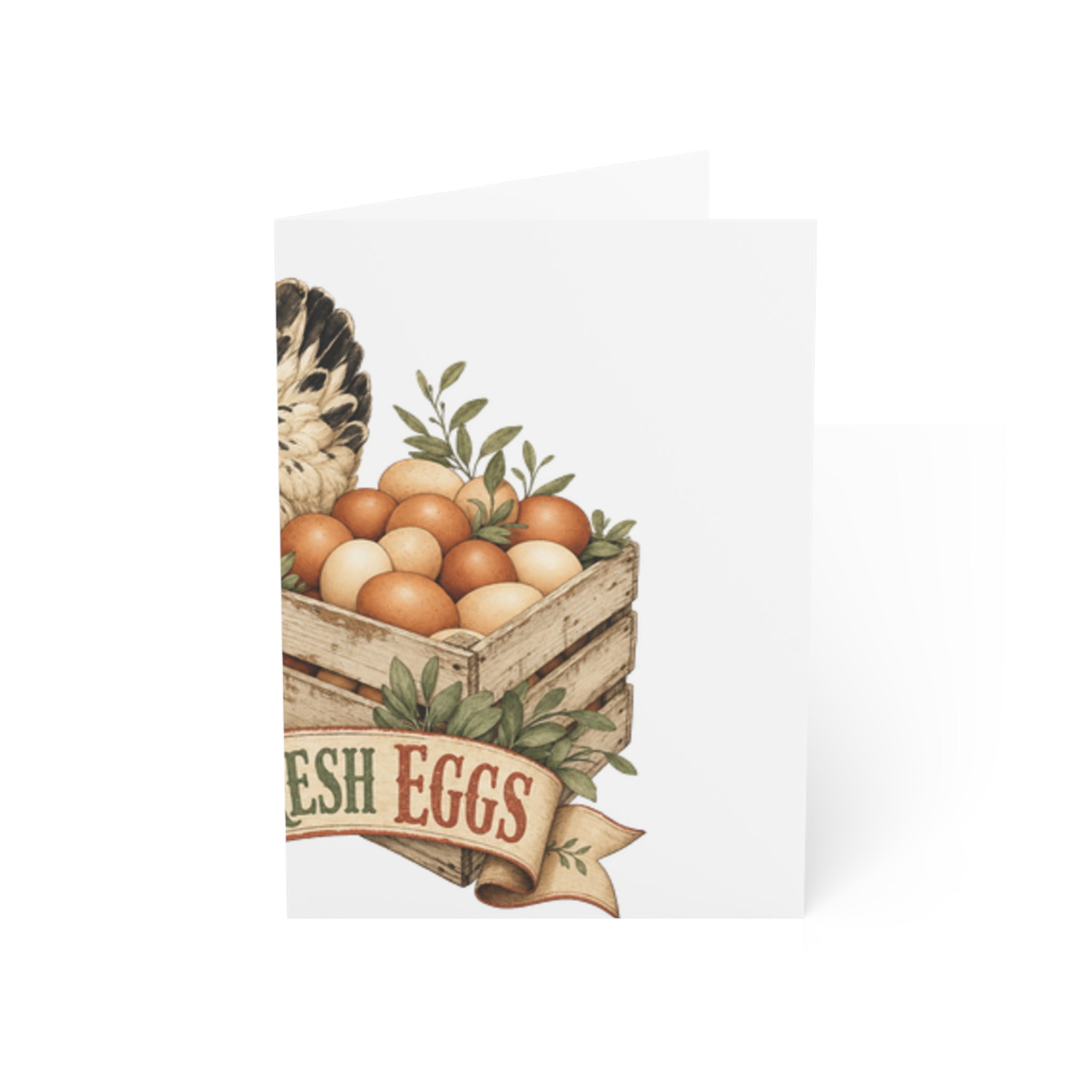 Farm Fresh Eggs Greeting Card