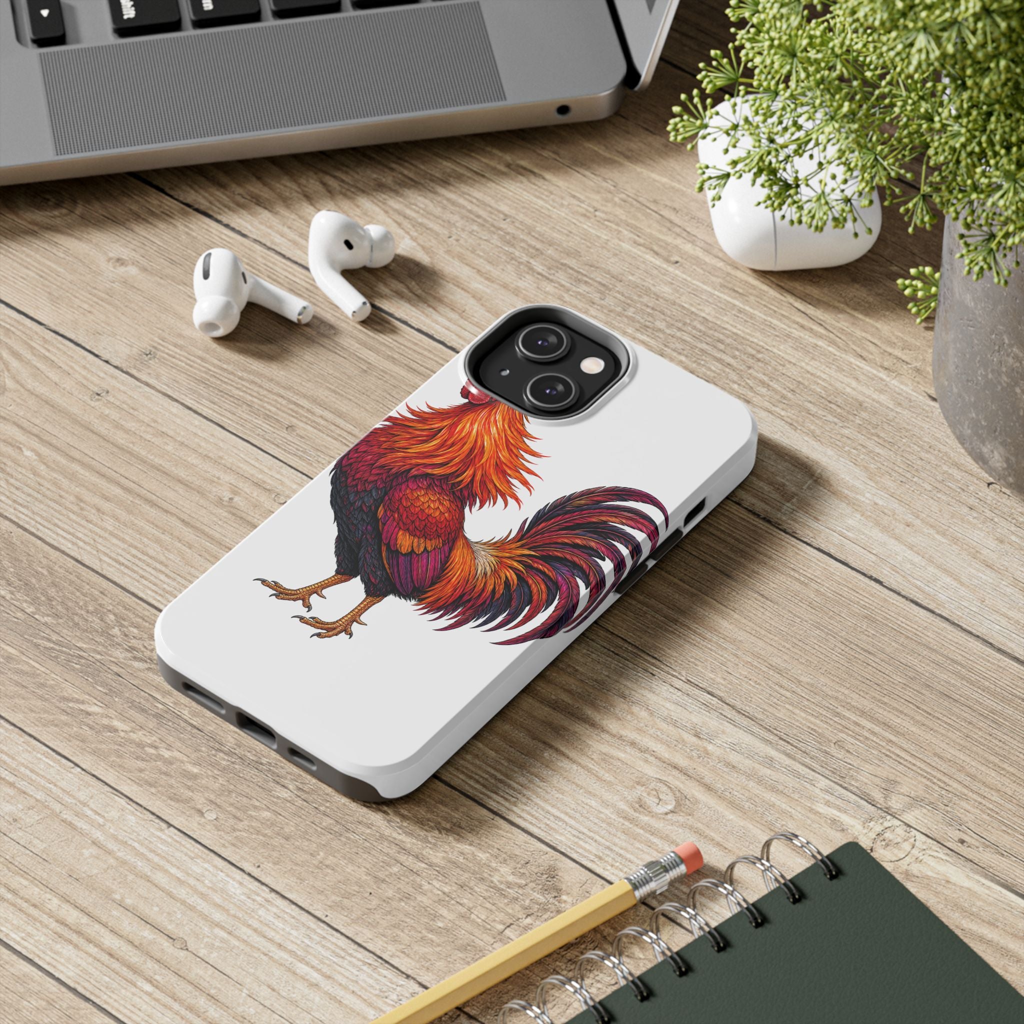 Sunrise Rooster Tough Phone Case