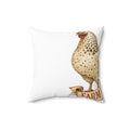 Farm Fresh Eggs Throw Pillow