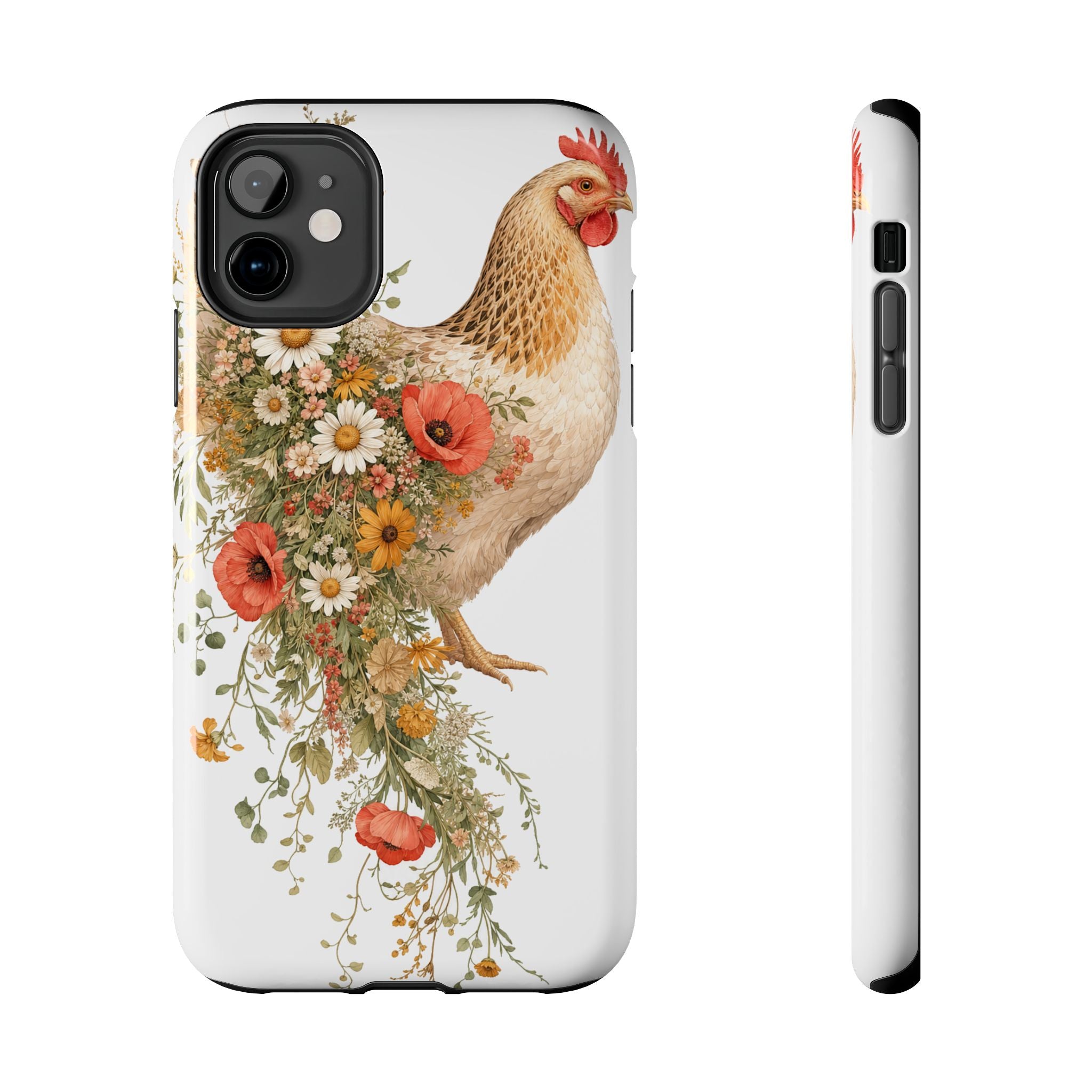 Wildflower Hen Tough Phone Case