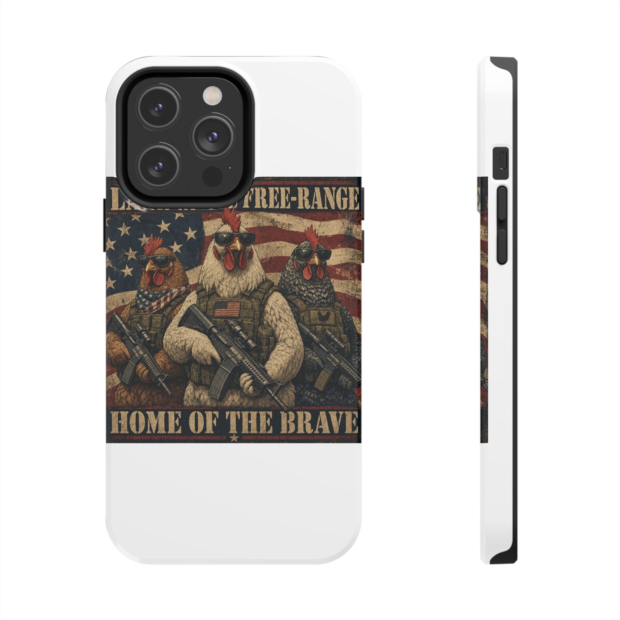 Land of the Free-Range Tough Phone Case