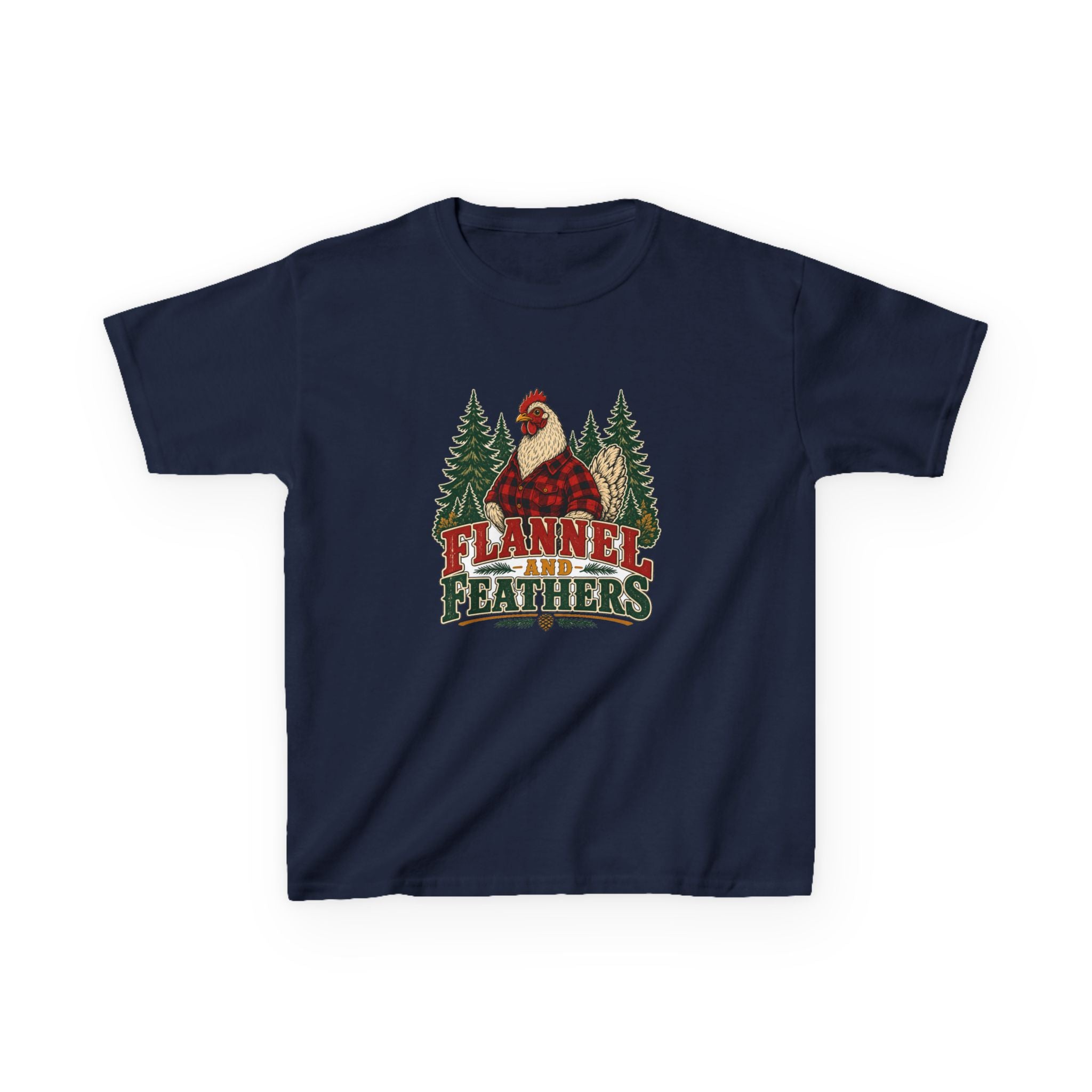 Flannel & Feathers Kids Tee