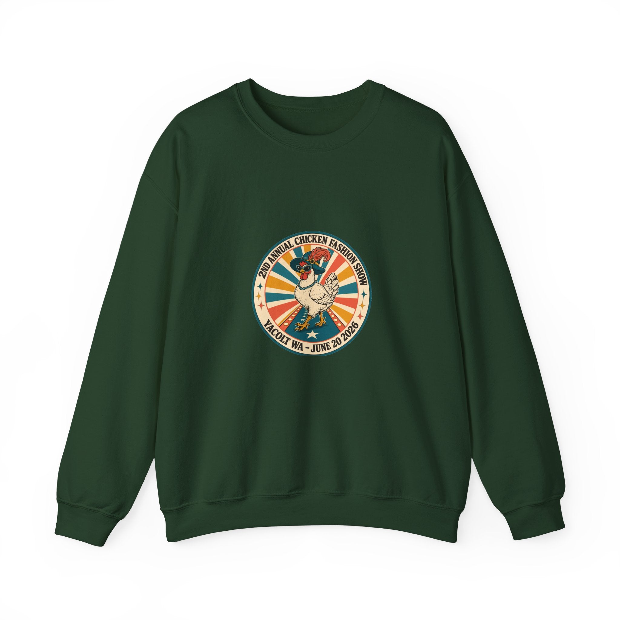 2nd Annual Chicken Fashion Show 2026 Crewneck Sweatshirt