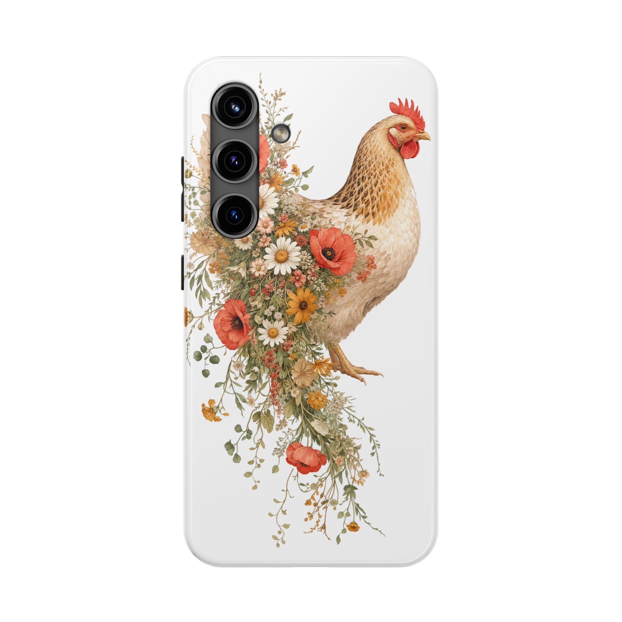 Wildflower Hen Tough Phone Case