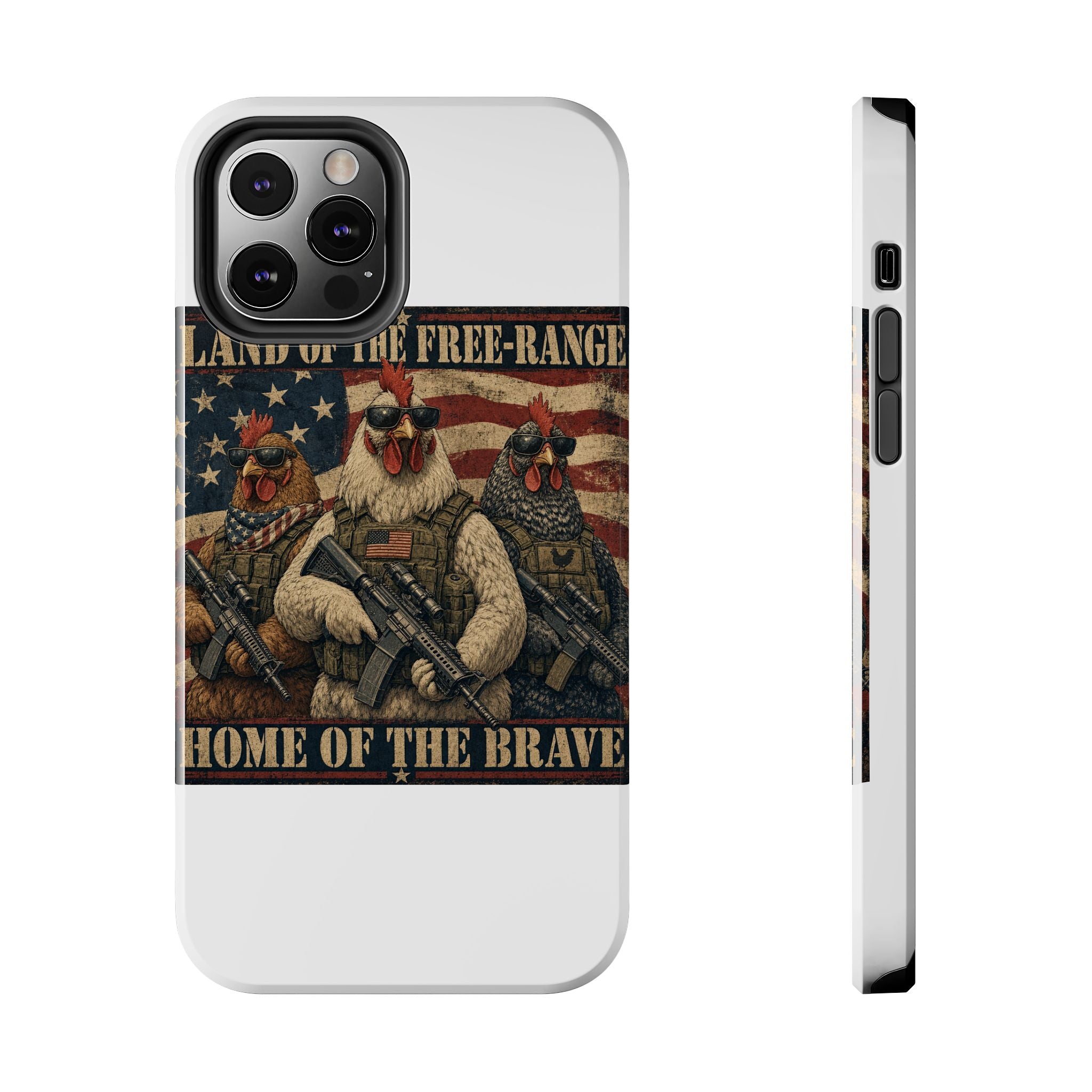 Land of the Free-Range Tough Phone Case