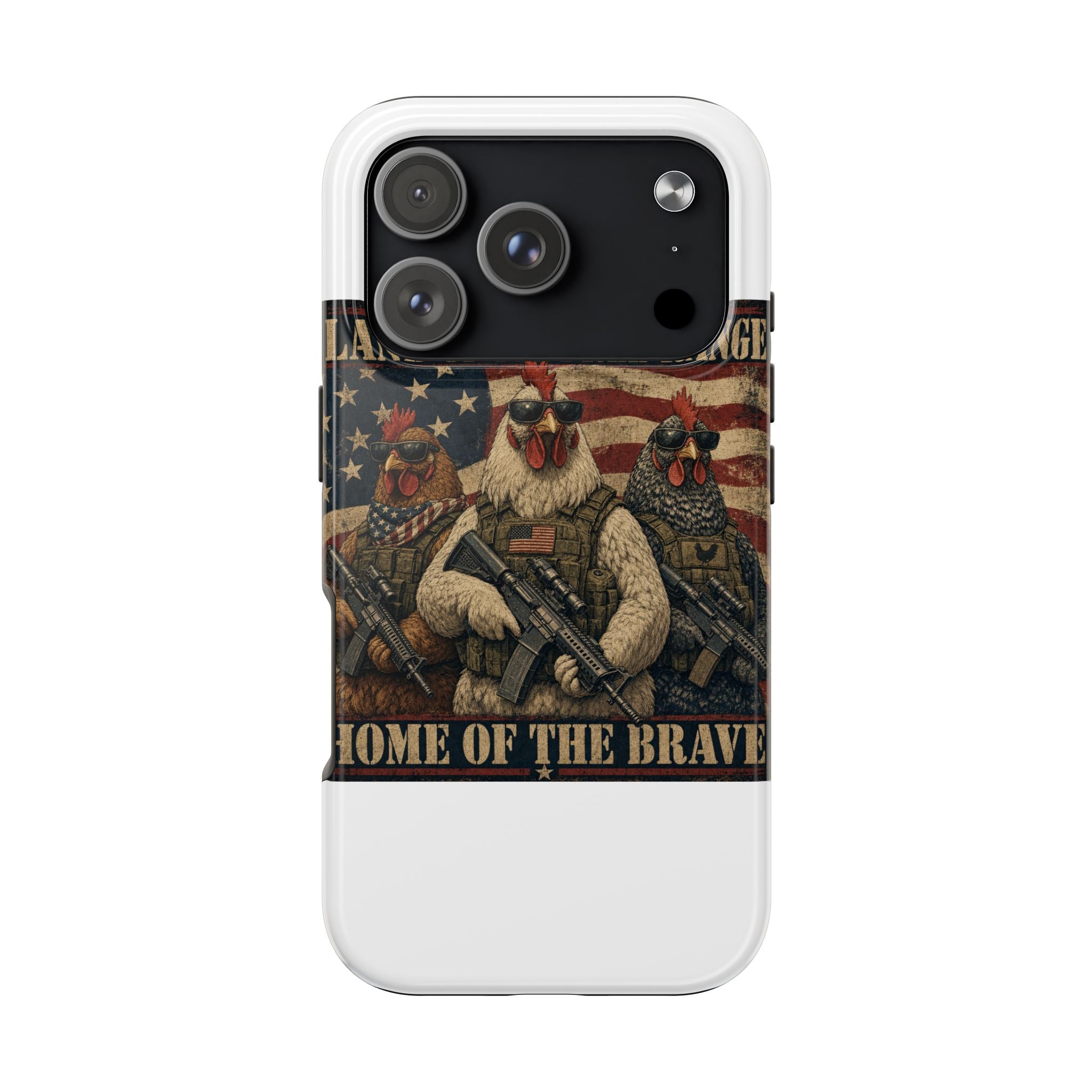 Land of the Free-Range Tough Phone Case