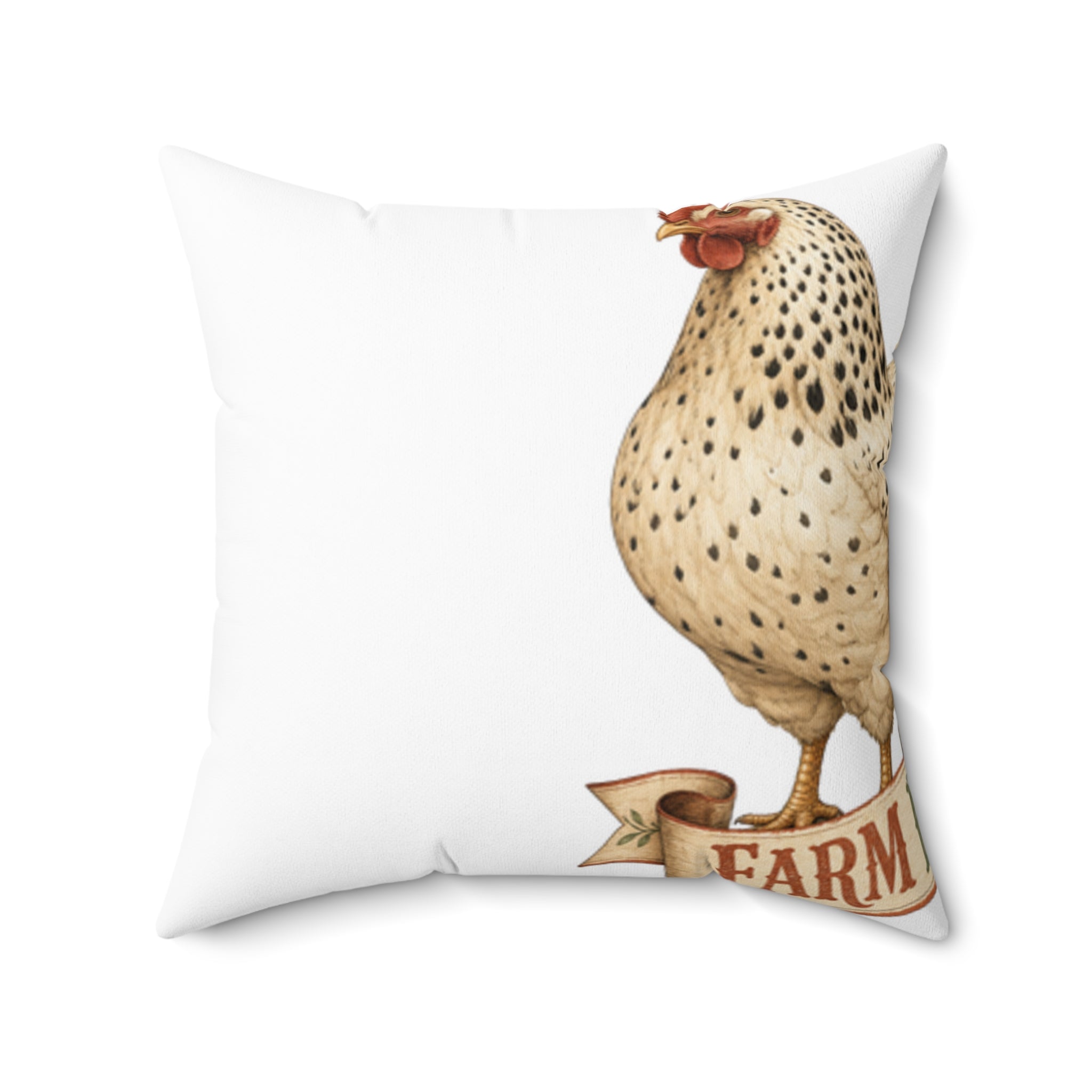 Farm Fresh Eggs Throw Pillow