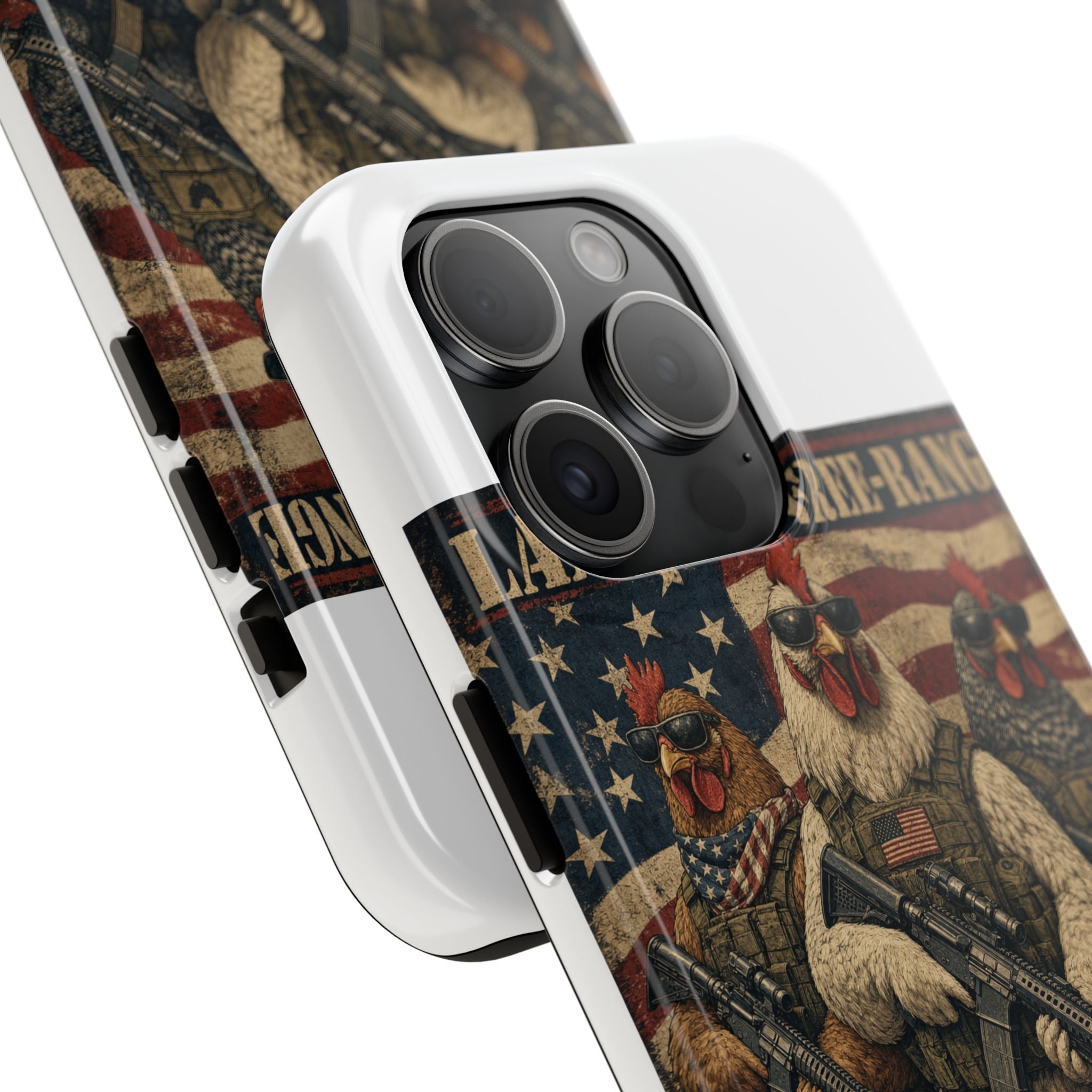Land of the Free-Range Tough Phone Case