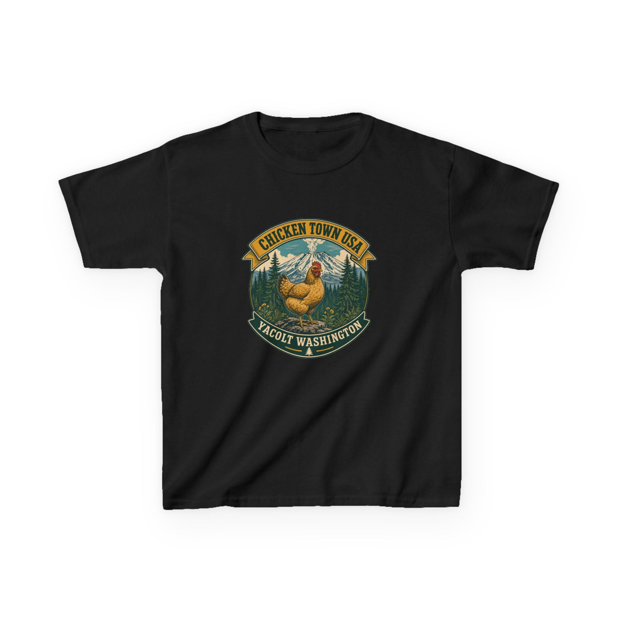 Chicken Town USA - Yacolt WA Kids Tee