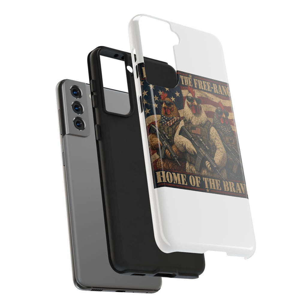 Land of the Free-Range Tough Phone Case