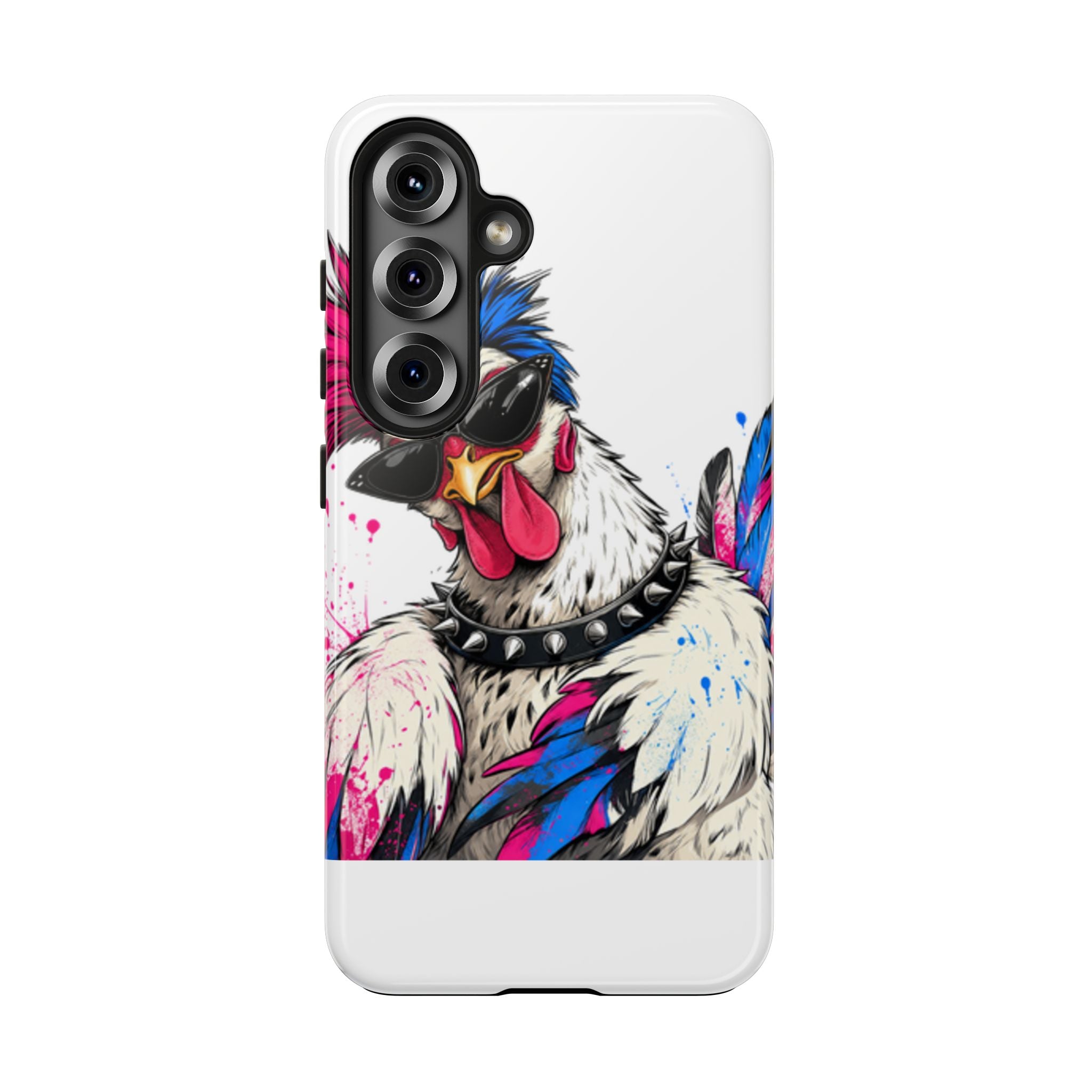Punk Rockstar Hen Tough Phone Case