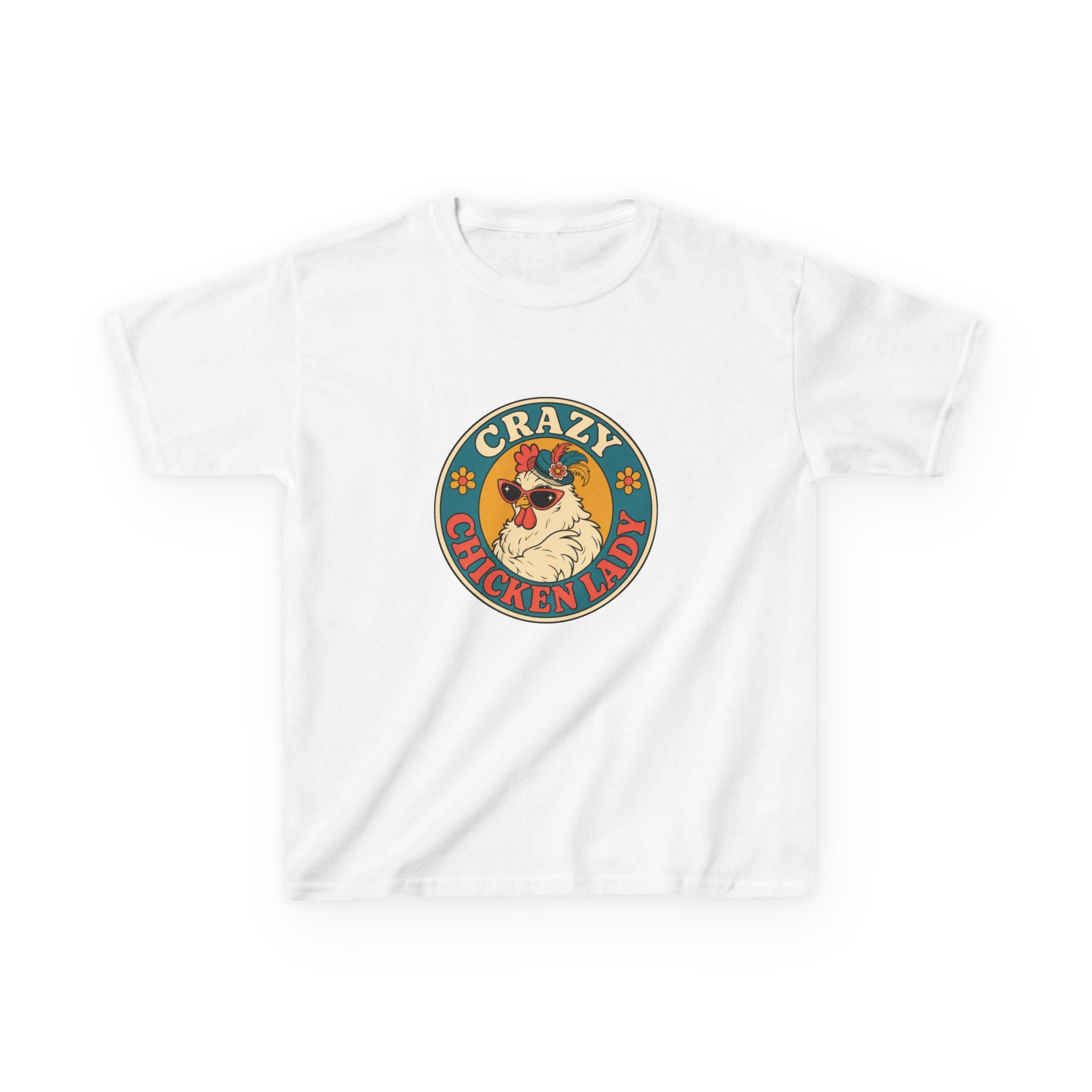 Crazy Chicken Lady Kids Tee