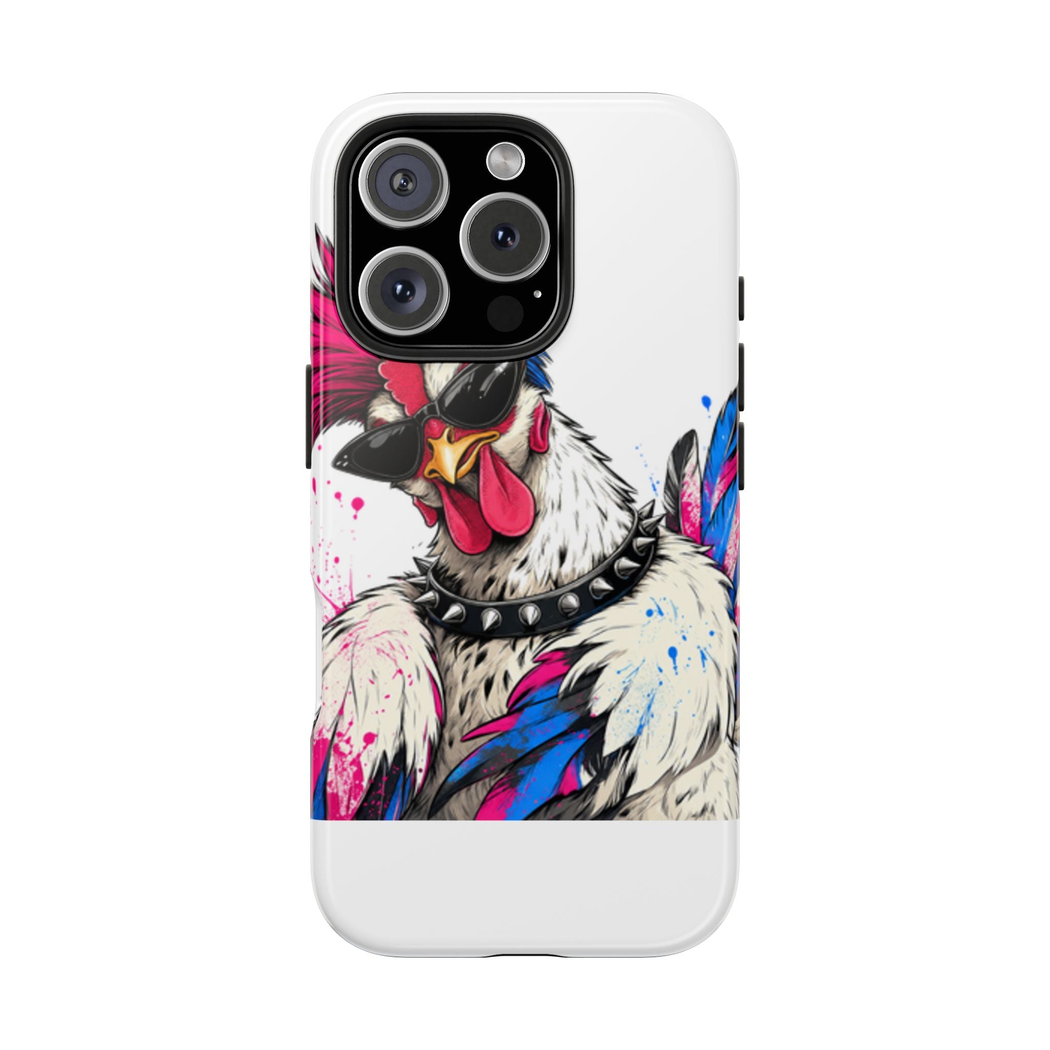 Punk Rockstar Hen Tough Phone Case