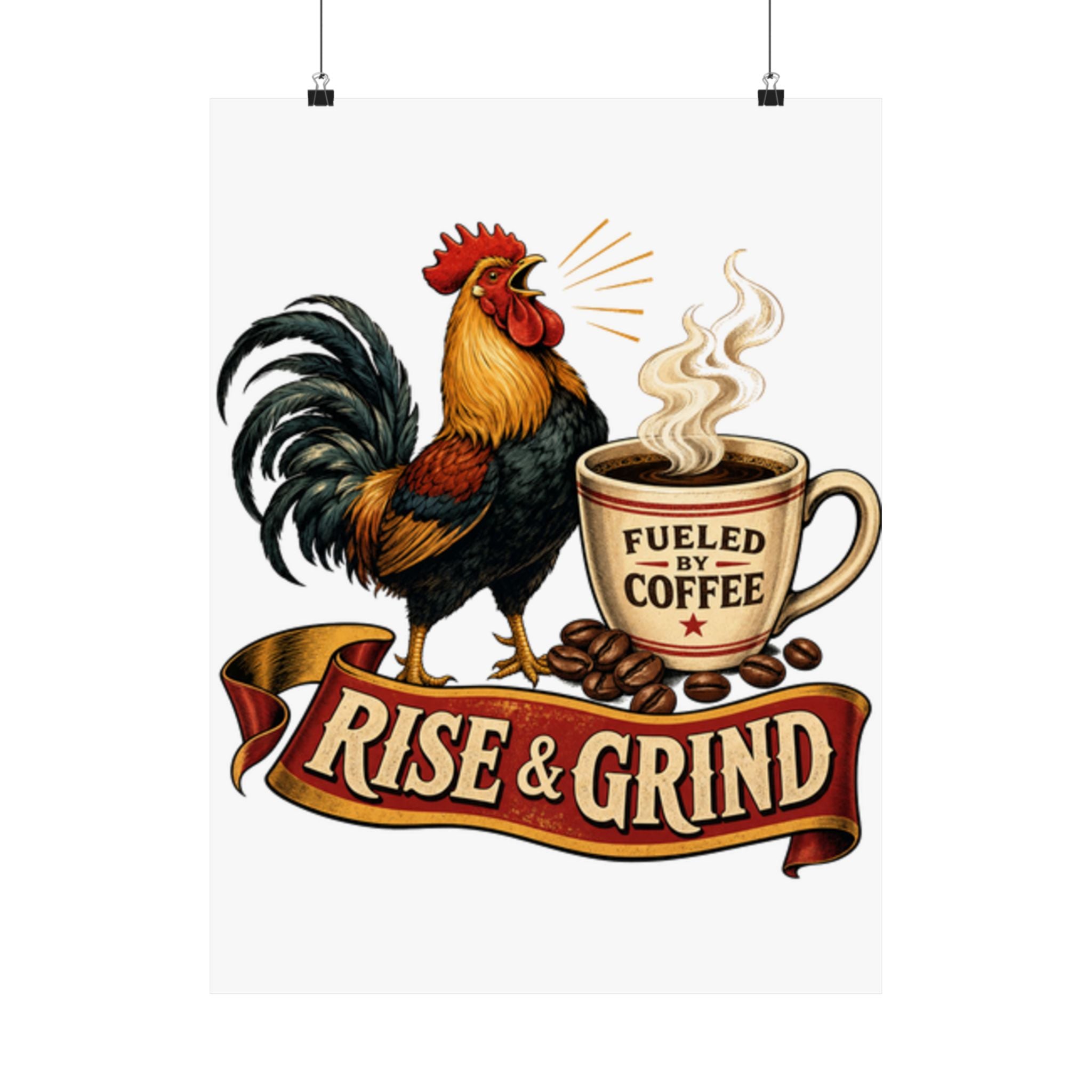 Rise & Grind Poster