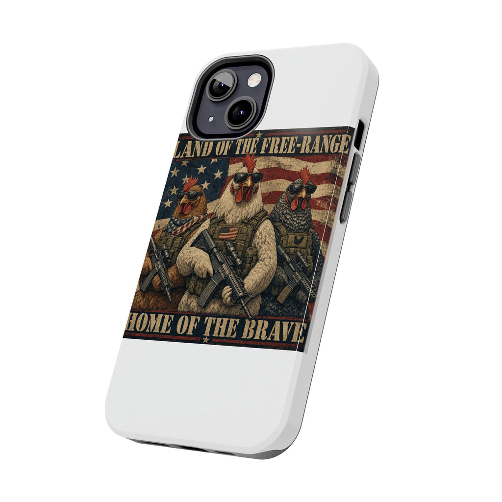 Land of the Free-Range Tough Phone Case