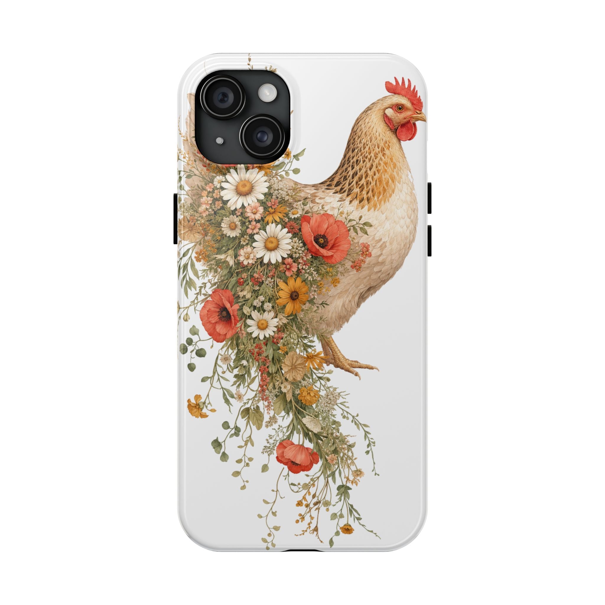Wildflower Hen Tough Phone Case