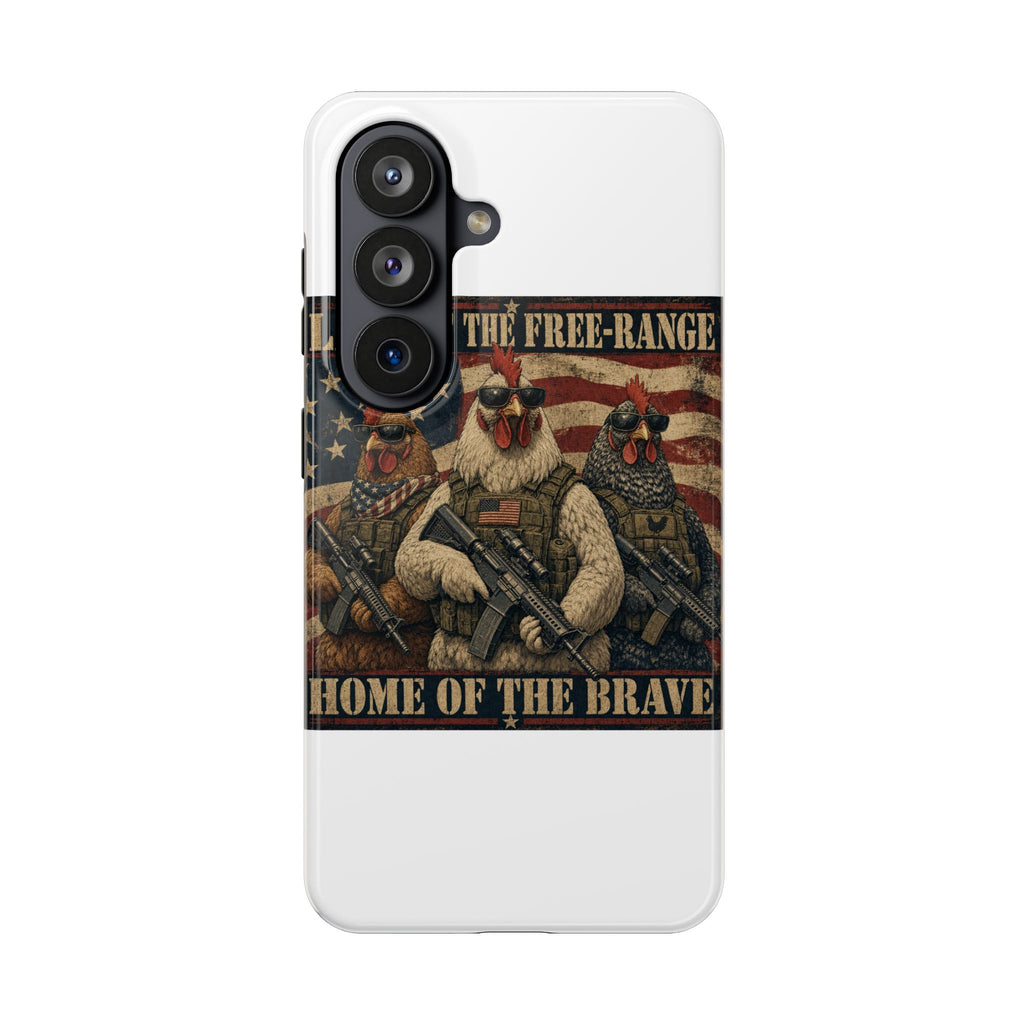 Land of the Free-Range Tough Phone Case