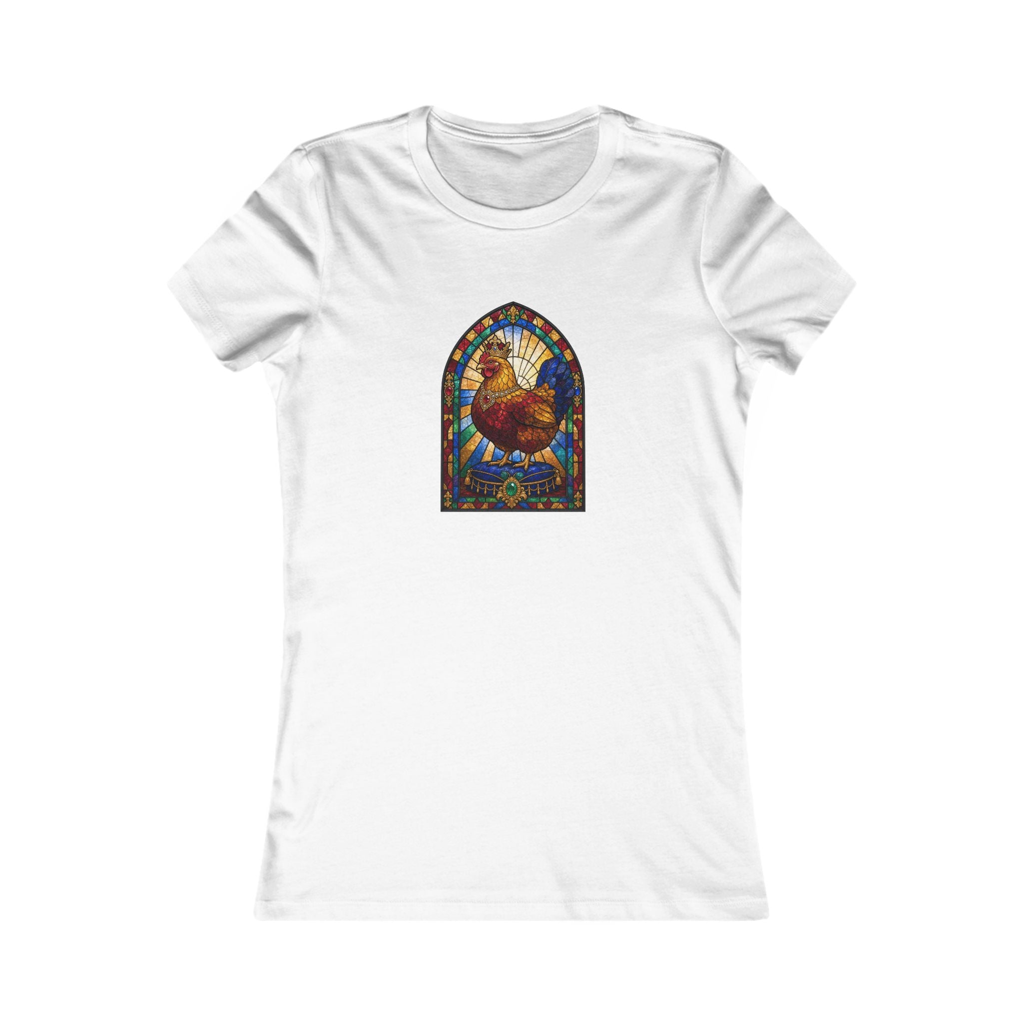 Stained Glass Hen Women's Tee