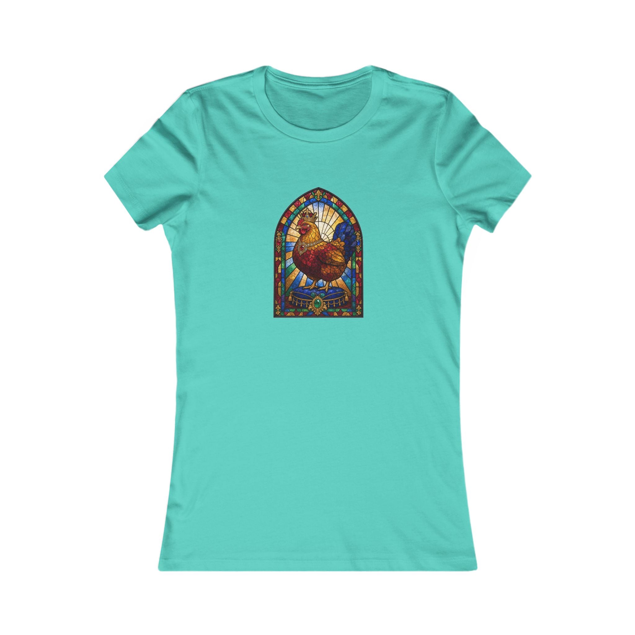 Stained Glass Hen Women's Tee