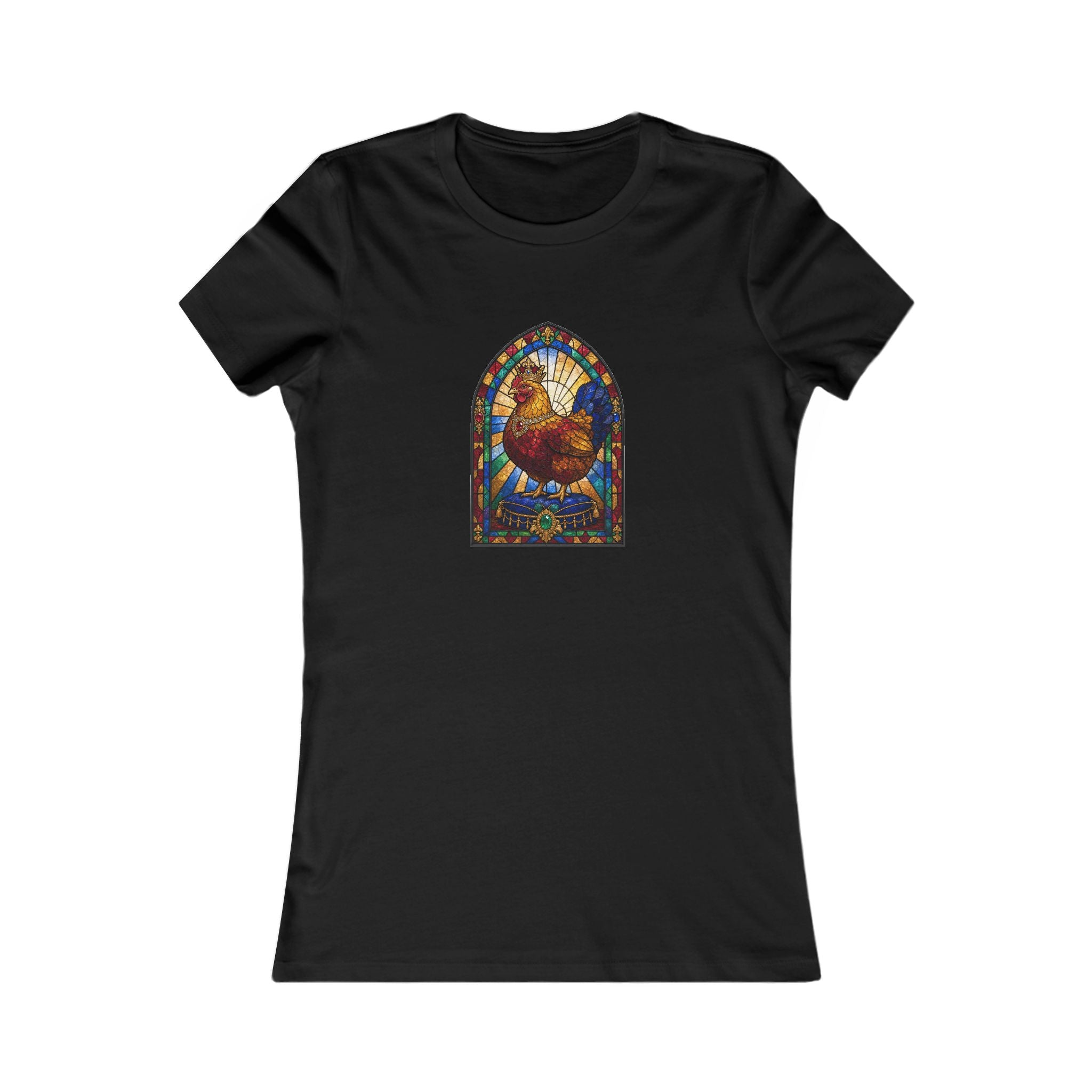 Stained Glass Hen Women's Tee