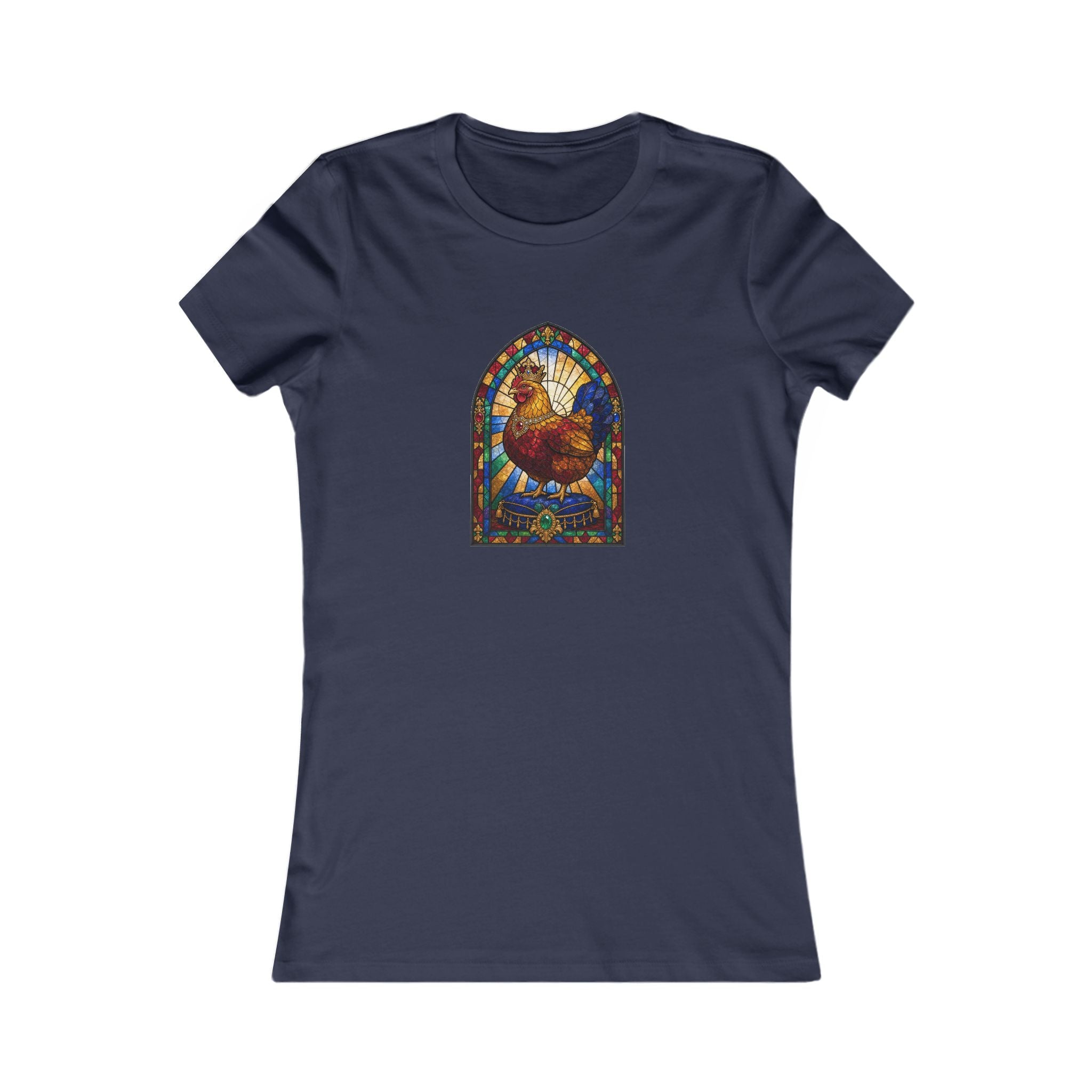 Stained Glass Hen Women's Tee