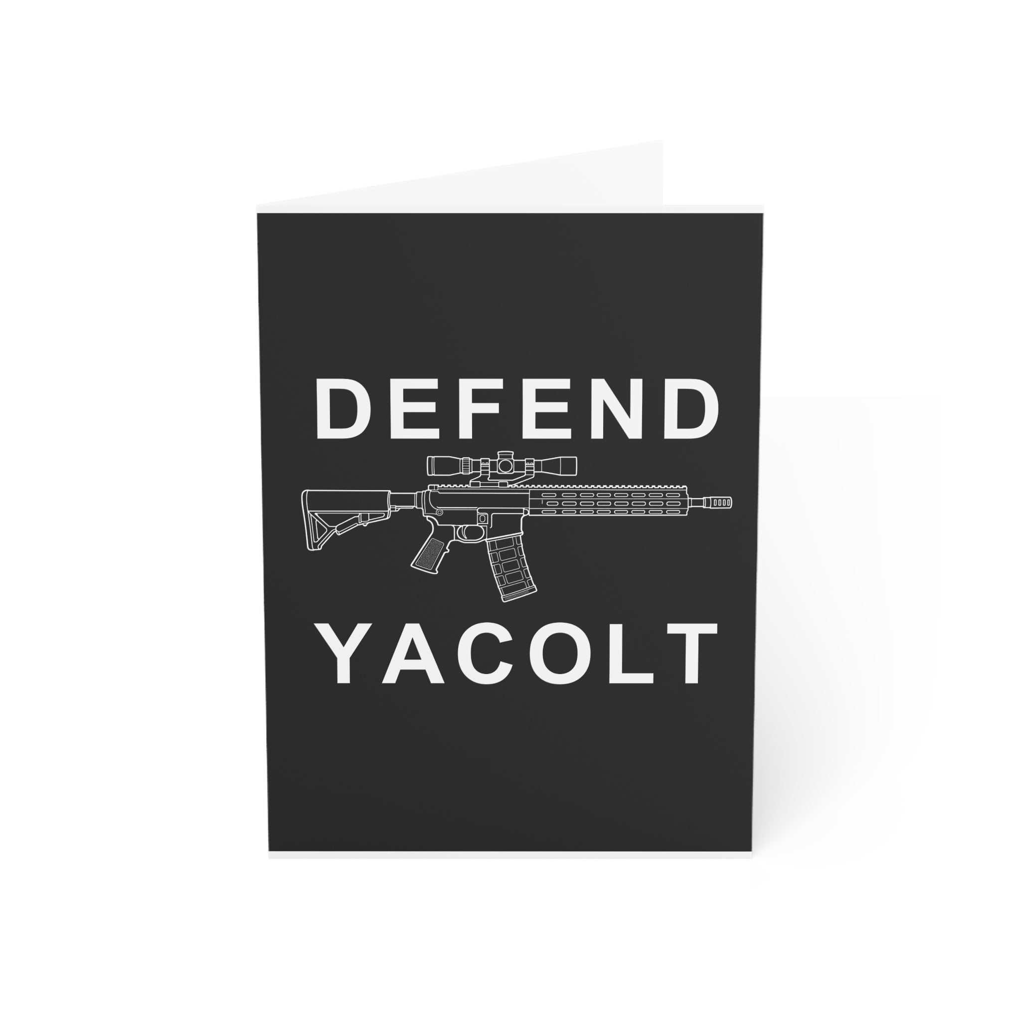 Defend Yacolt AR-15 Greeting Card