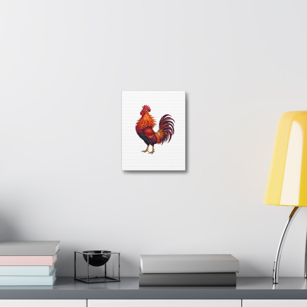 Sunrise Rooster Canvas