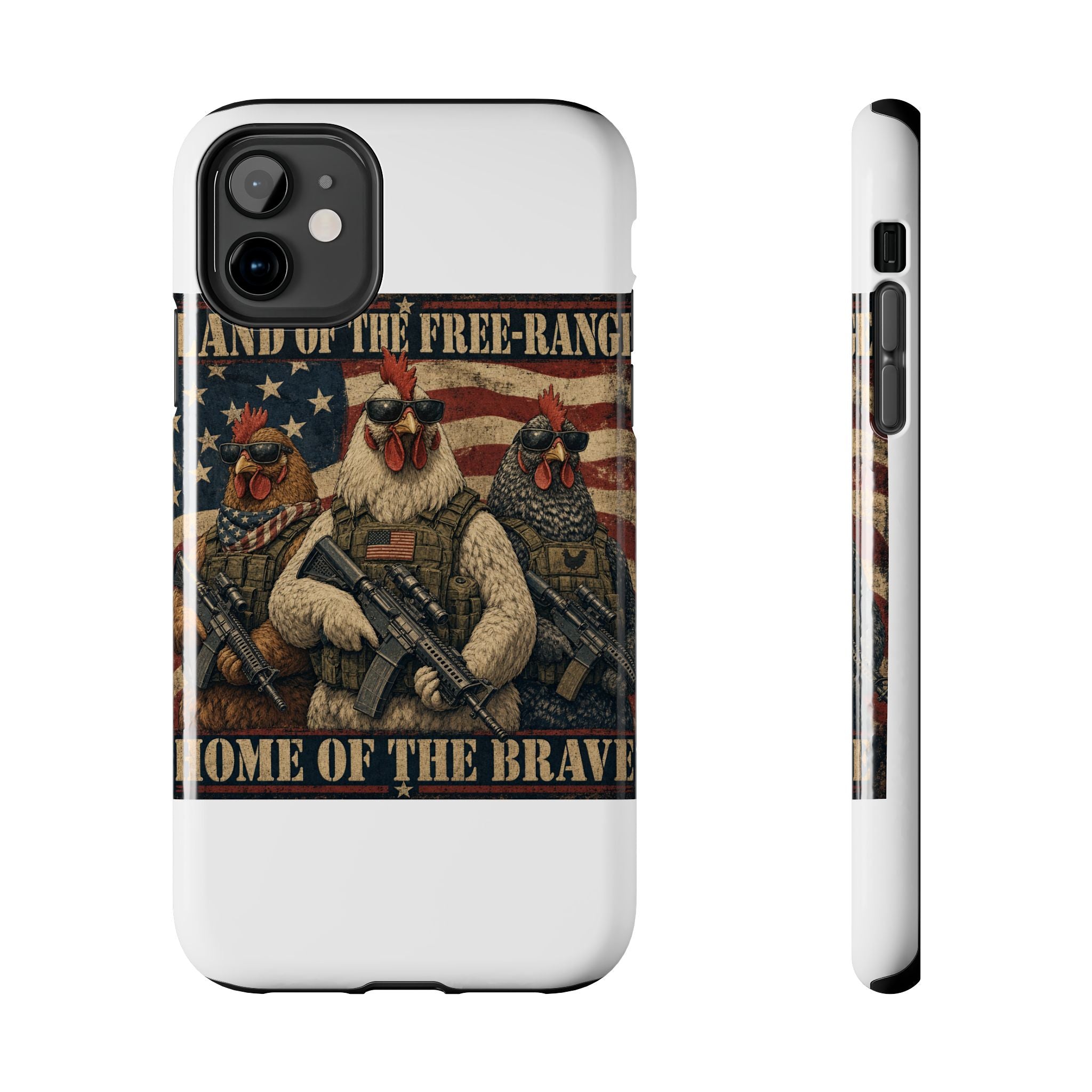 Land of the Free-Range Tough Phone Case