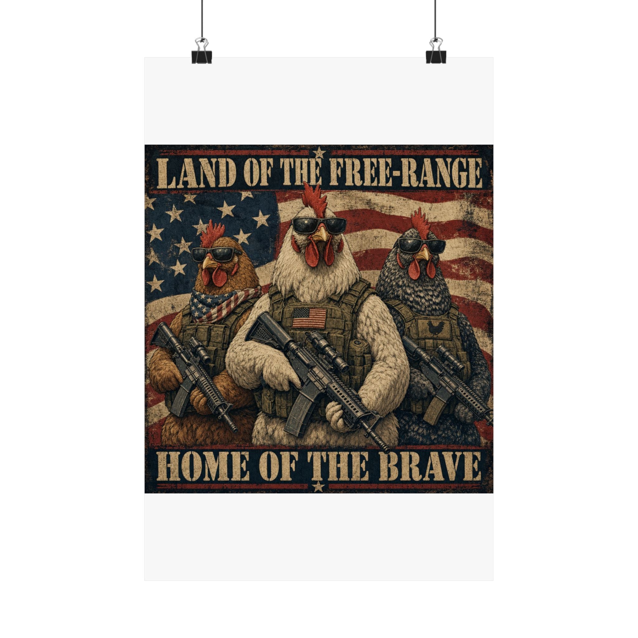 Land of the Free-Range Poster