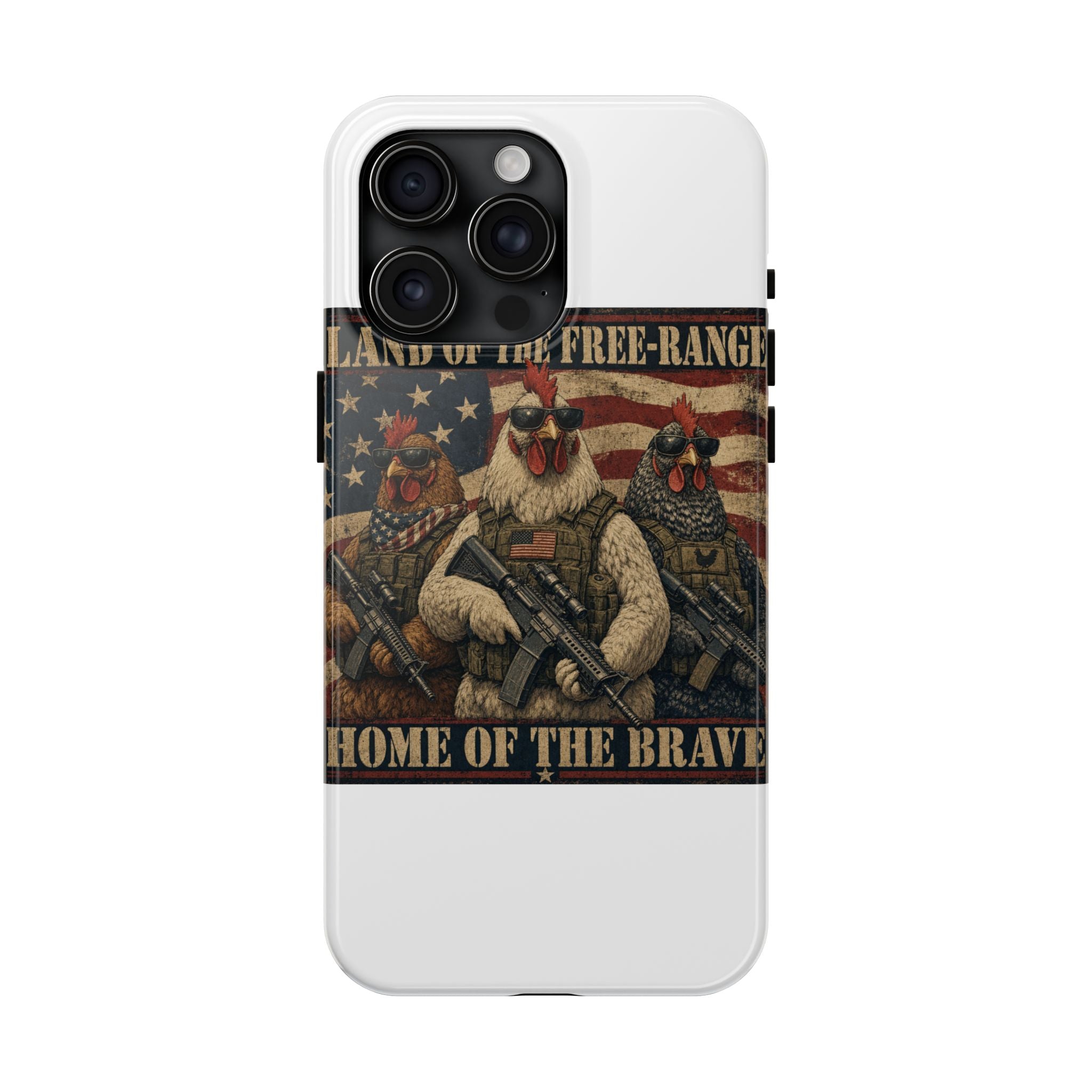 Land of the Free-Range Tough Phone Case