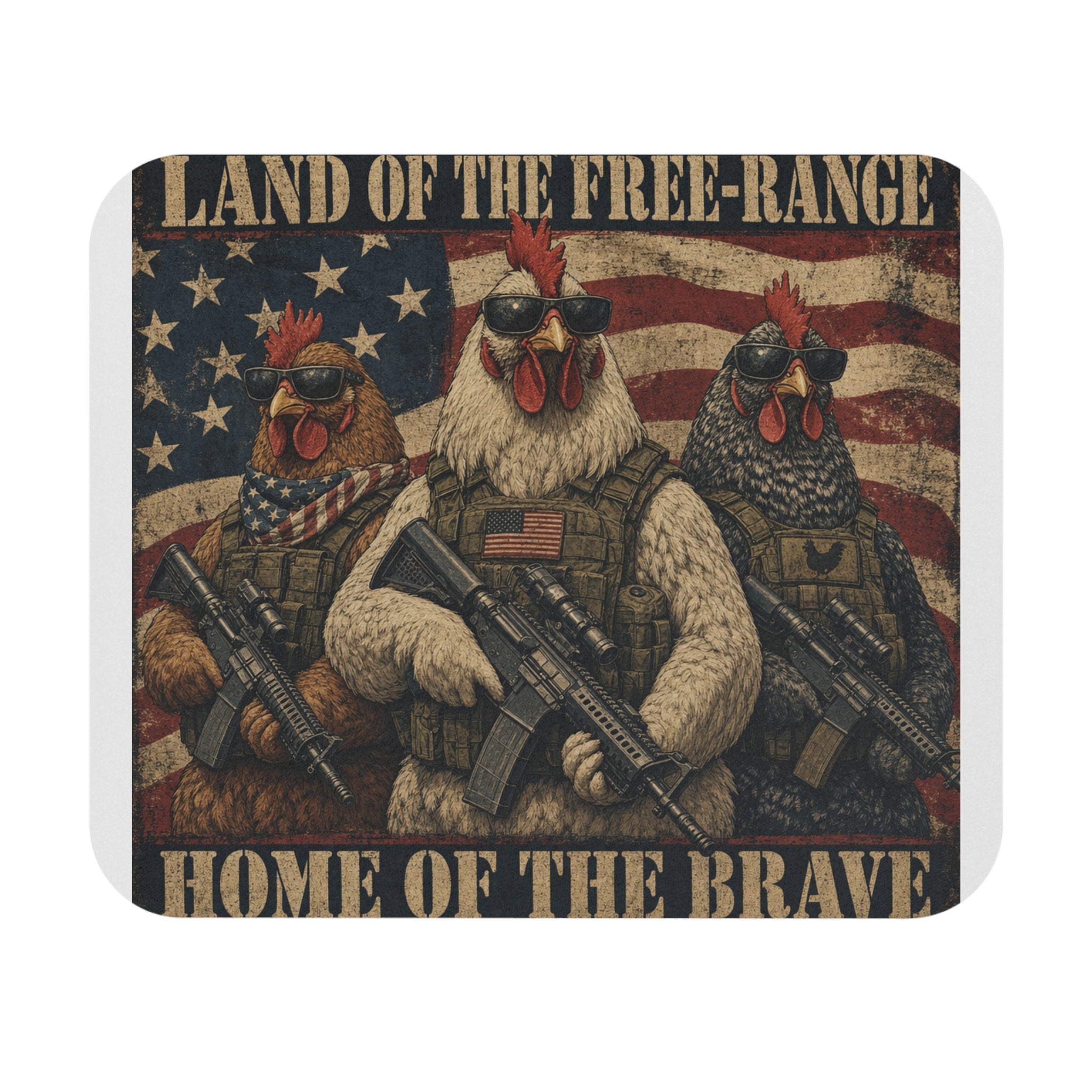 Land of the Free-Range Mouse Pad