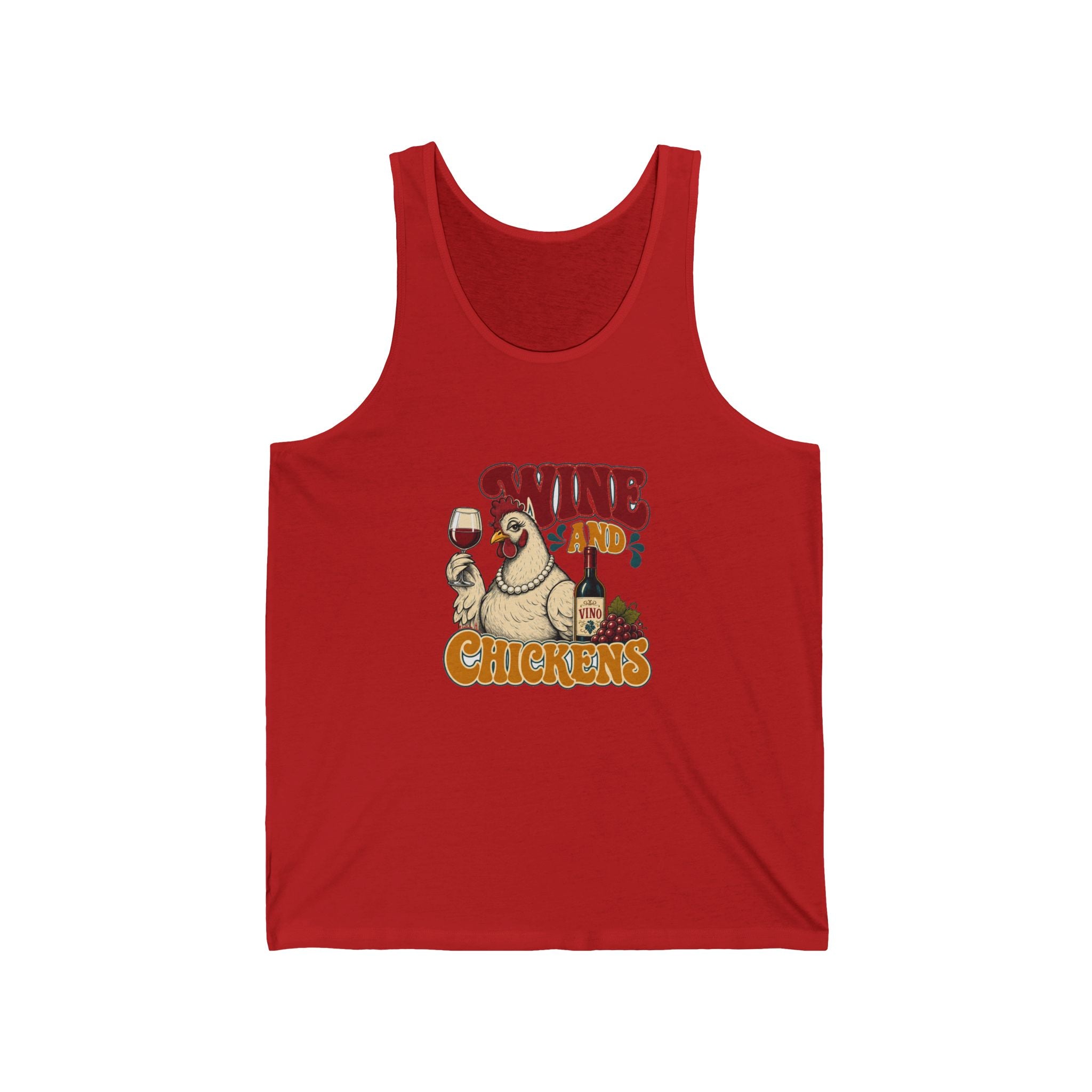 Wine & Chickens Tank Top