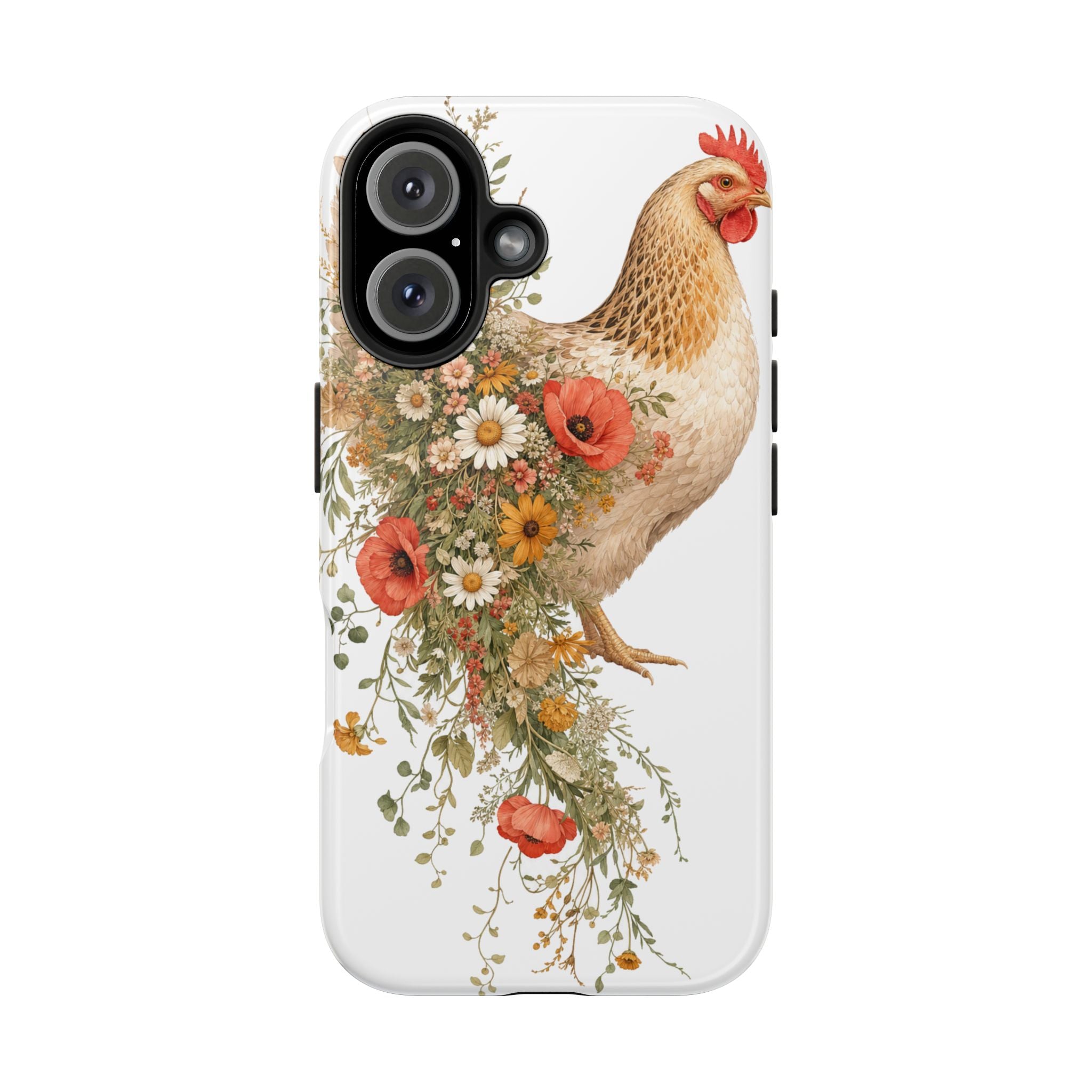 Wildflower Hen Tough Phone Case