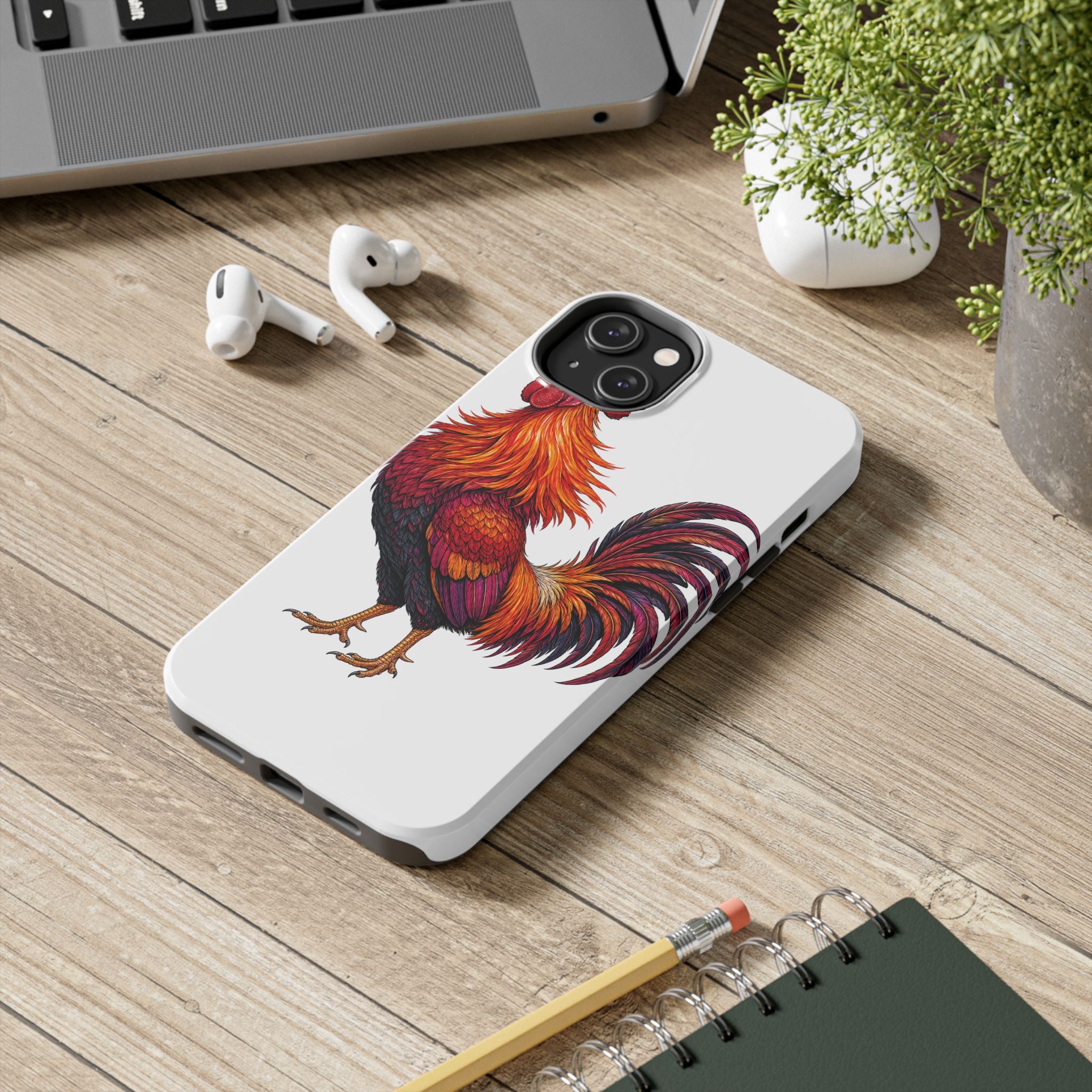 Sunrise Rooster Tough Phone Case