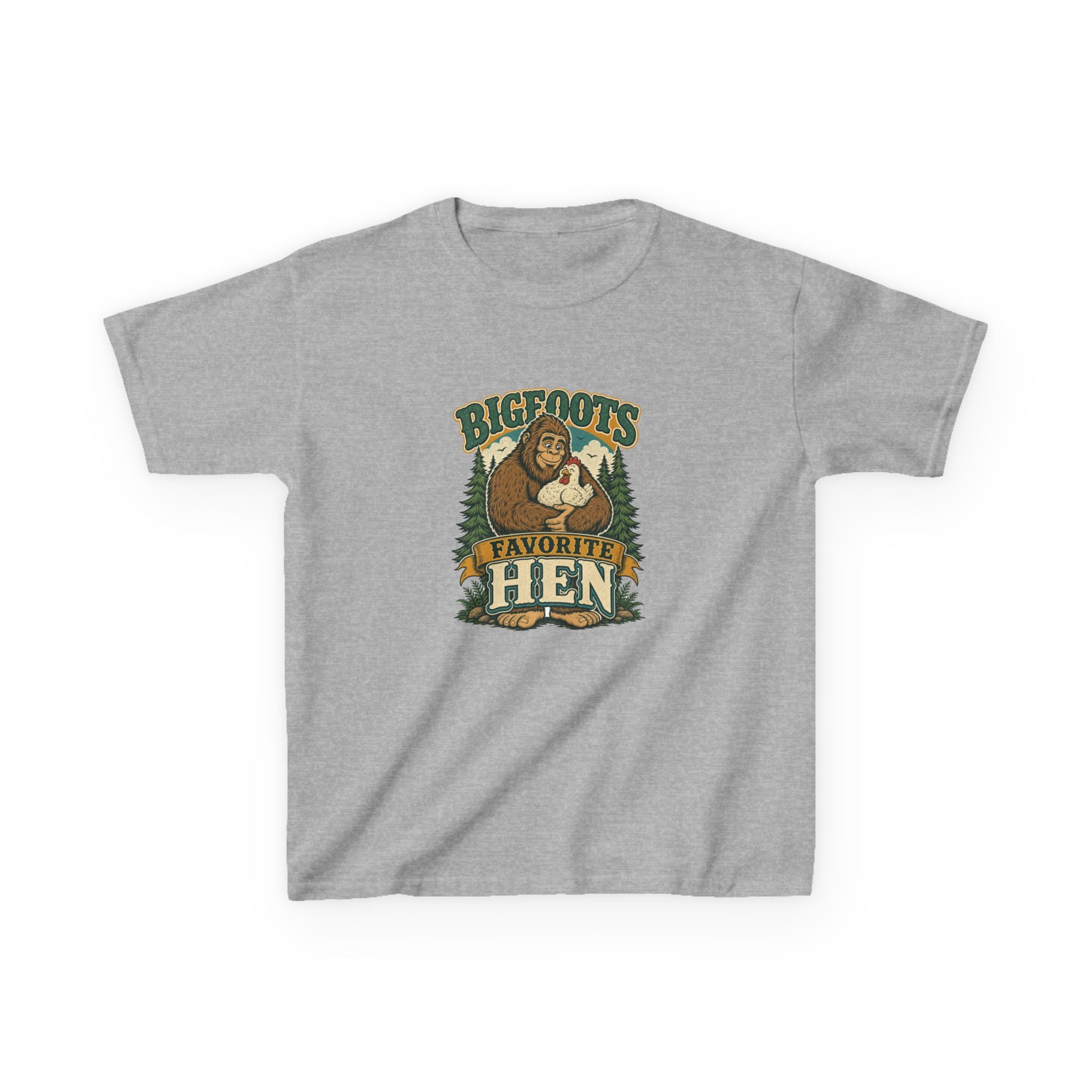 Bigfoot's Favorite Hen Kids Tee