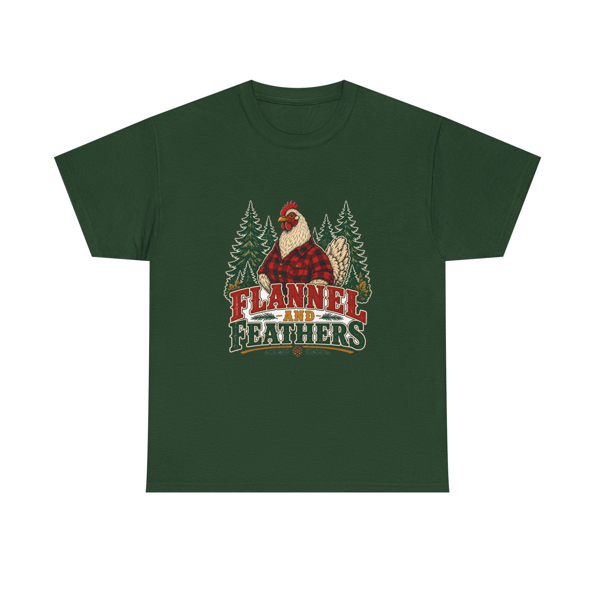 Flannel & Feathers Tee