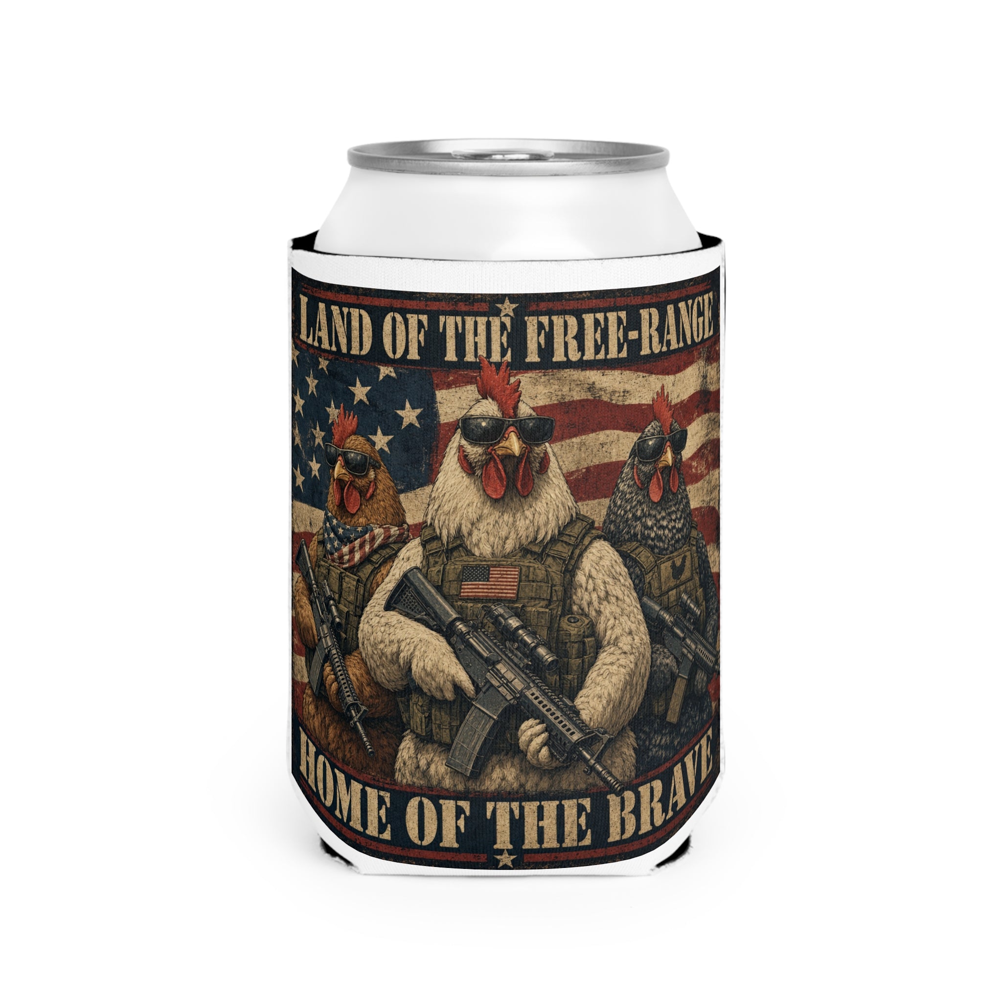 Land of the Free-Range Can Cooler