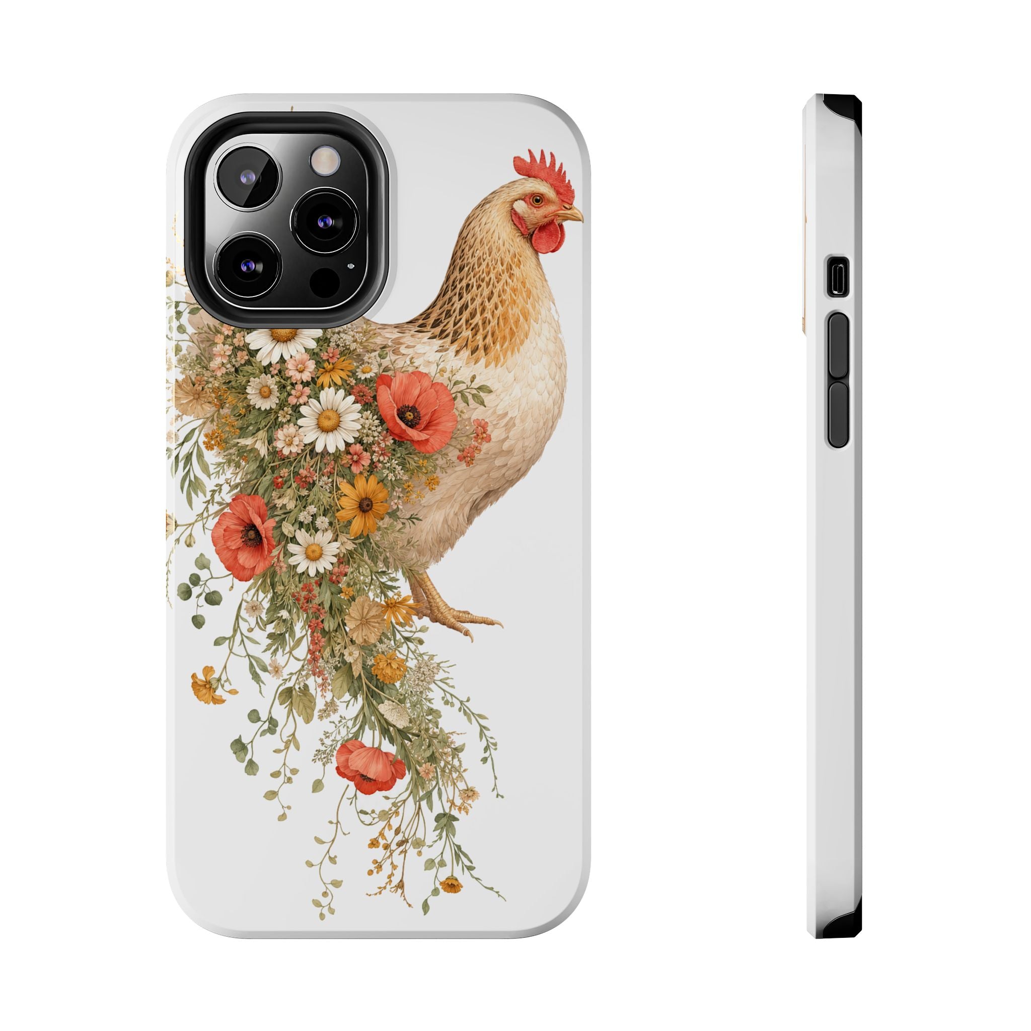 Wildflower Hen Tough Phone Case
