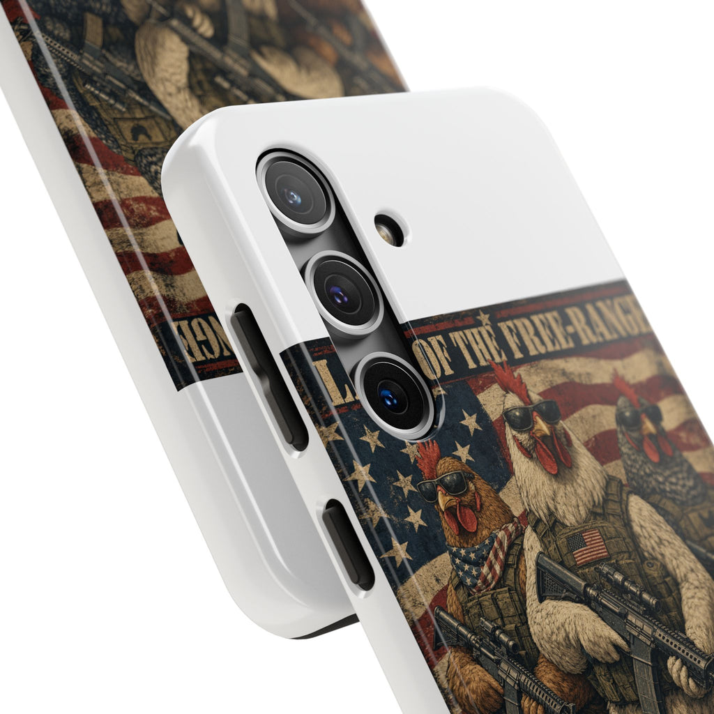 Land of the Free-Range Tough Phone Case