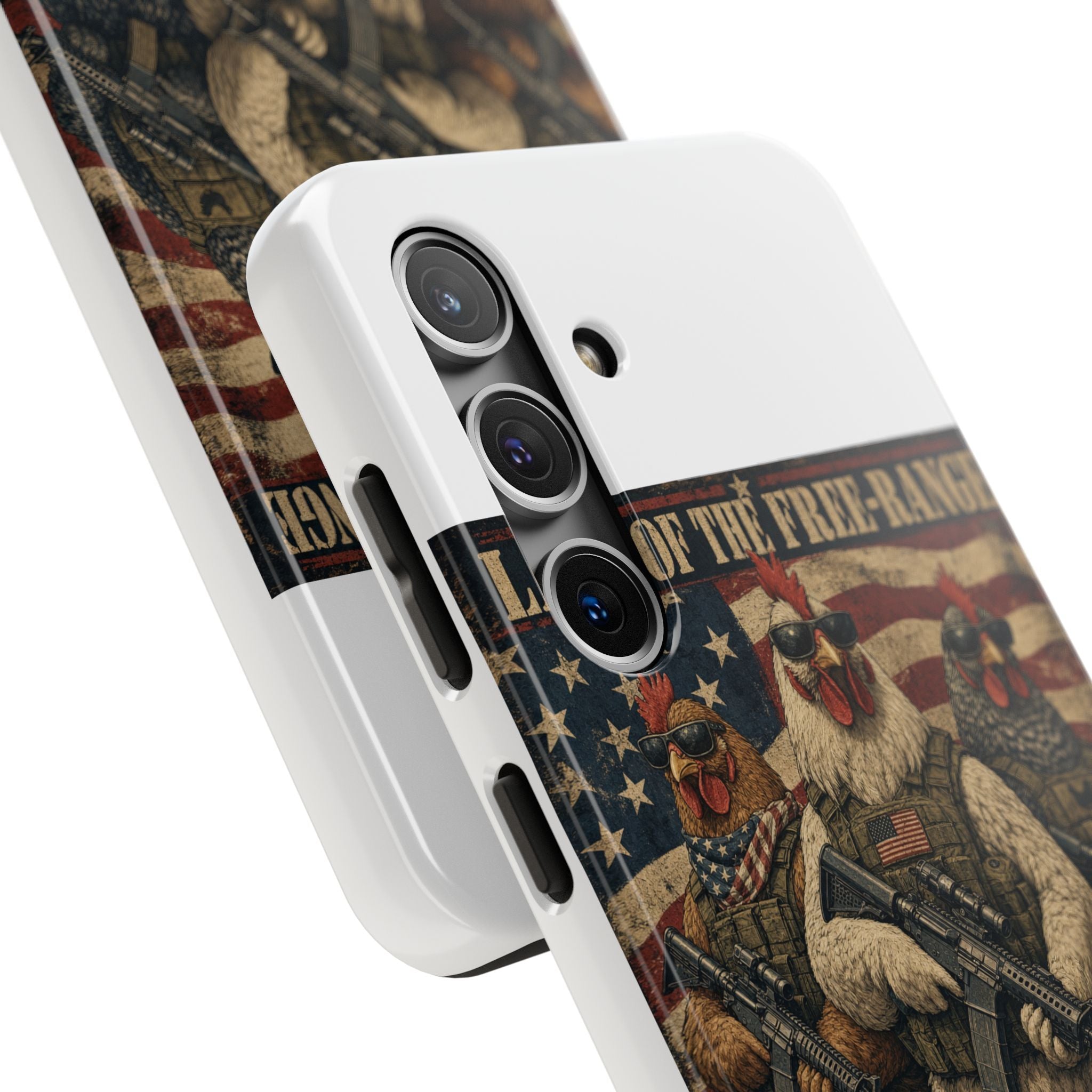 Land of the Free-Range Tough Phone Case