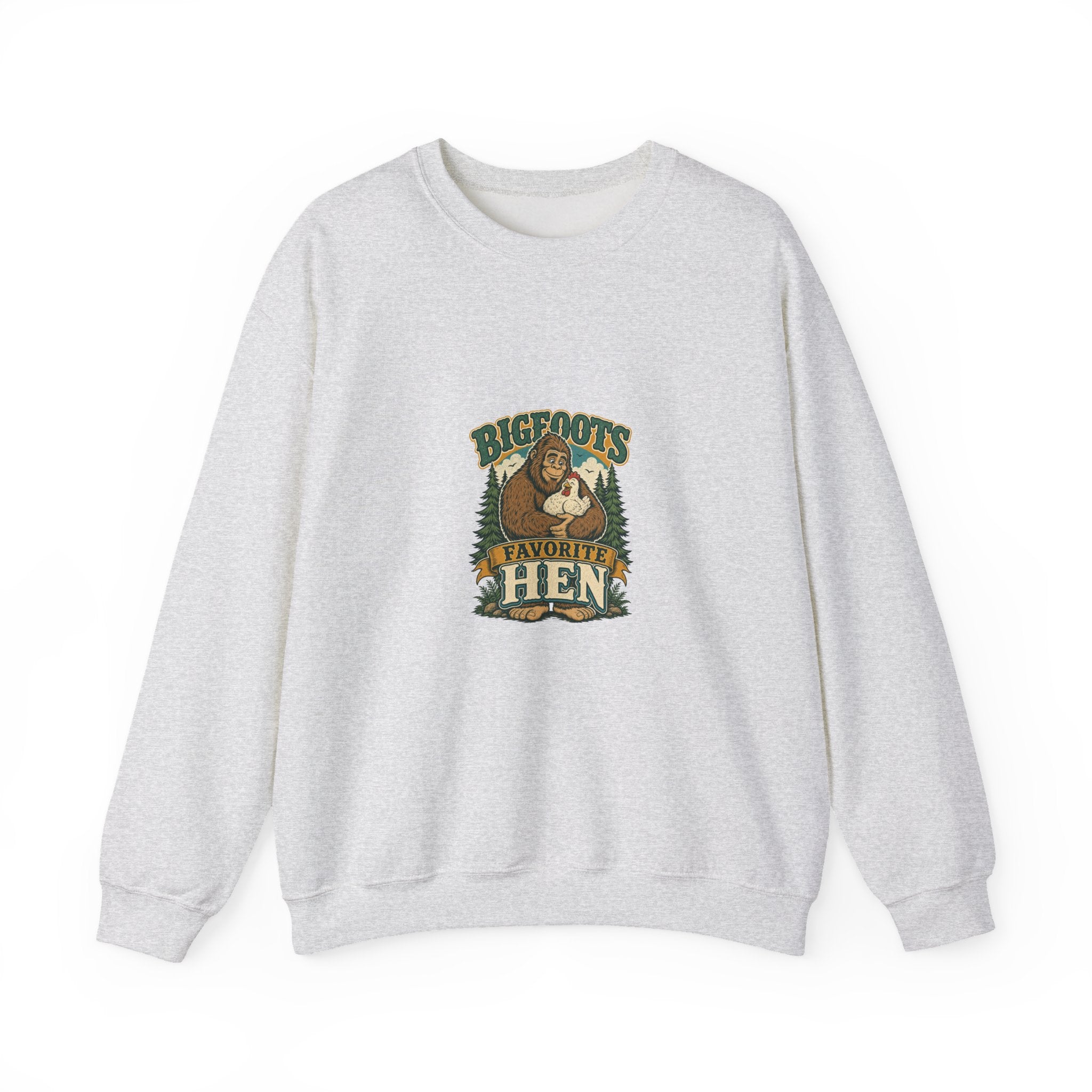 Bigfoot's Favorite Hen Crewneck Sweatshirt