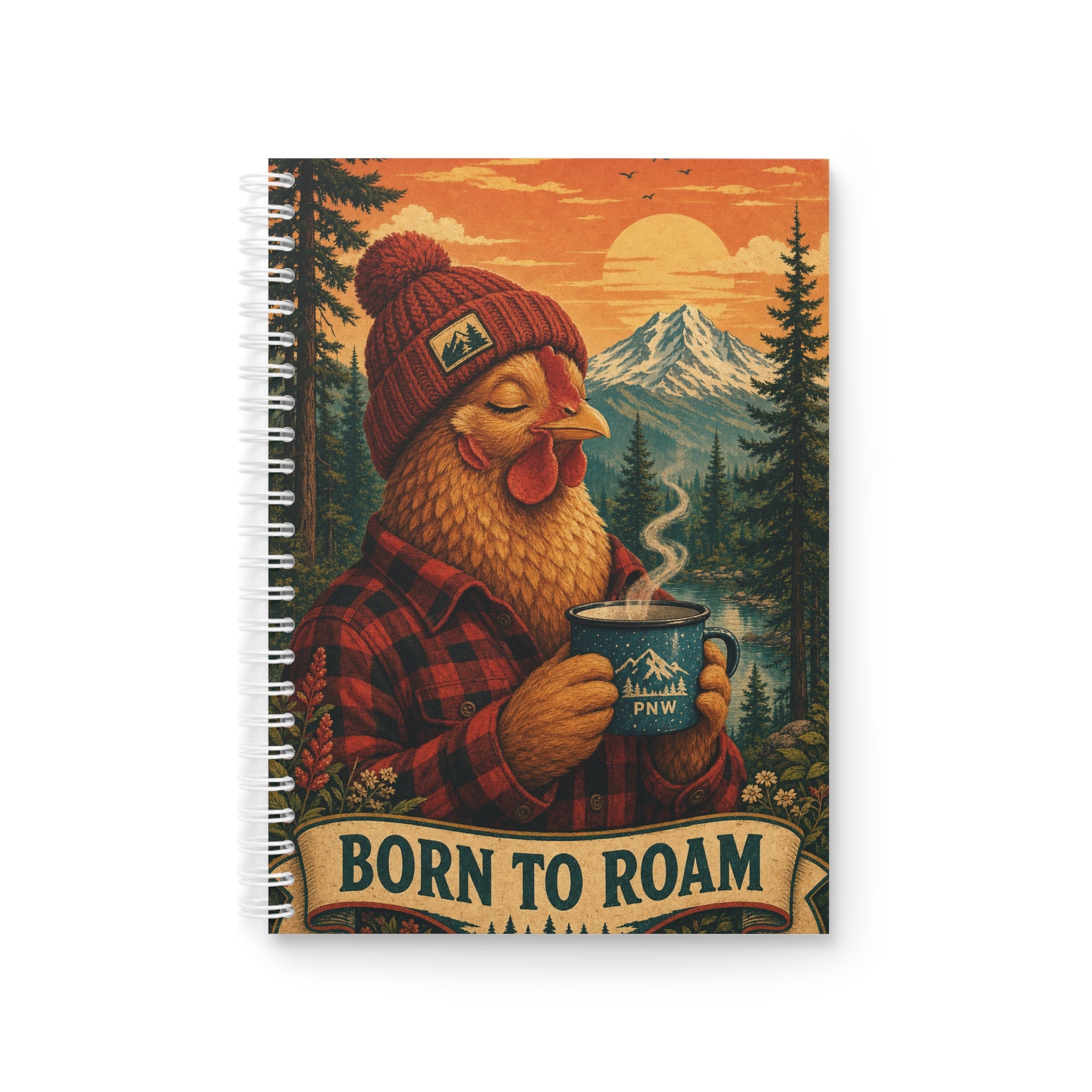 Born to Roam Spiral Notebook